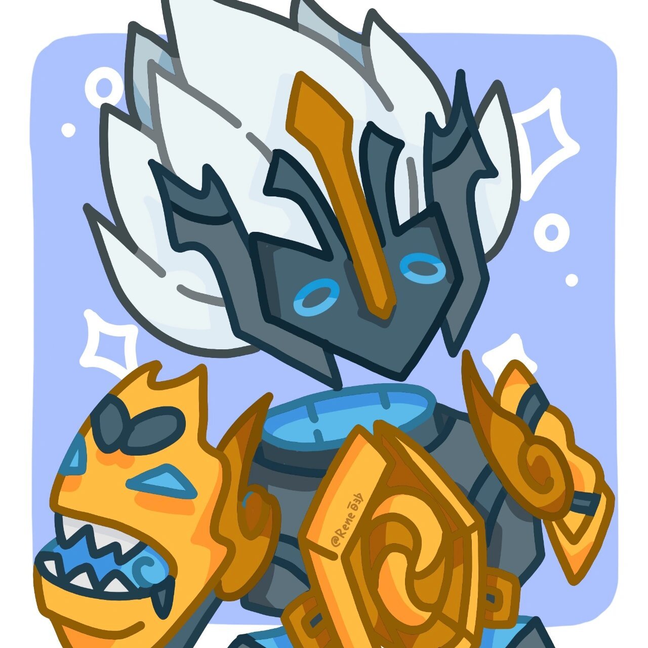 钟馗qq头丨王者荣耀丨原创q版头像 ——守城判罚.