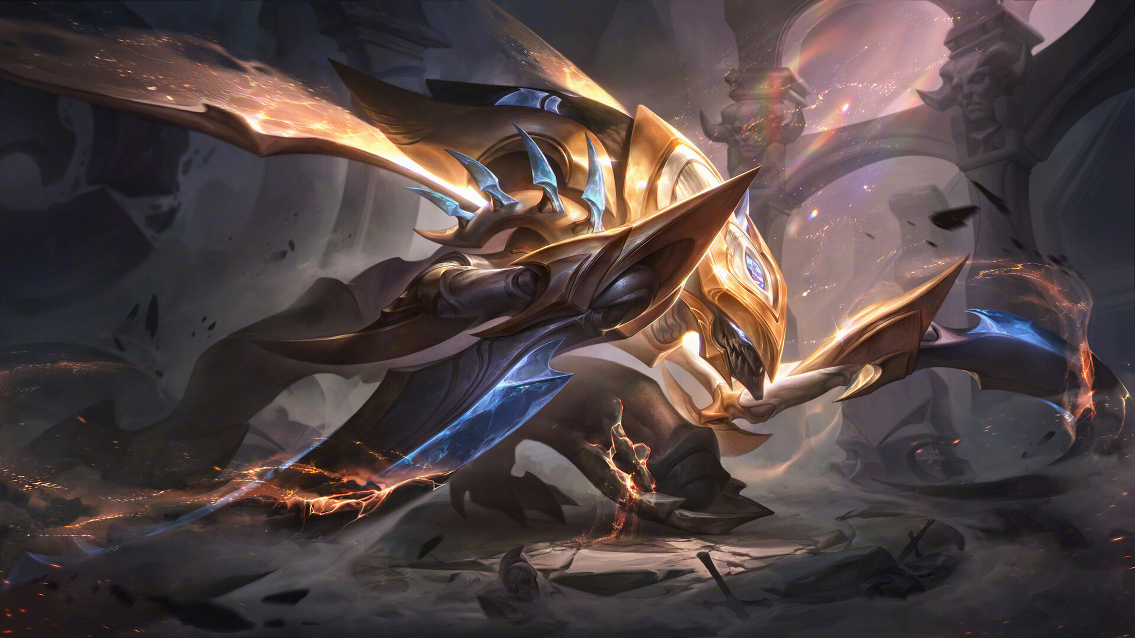 英雄联盟超话【冠军掠夺者 卡兹克 凯旋圣装 原画设计稿】pandart工作