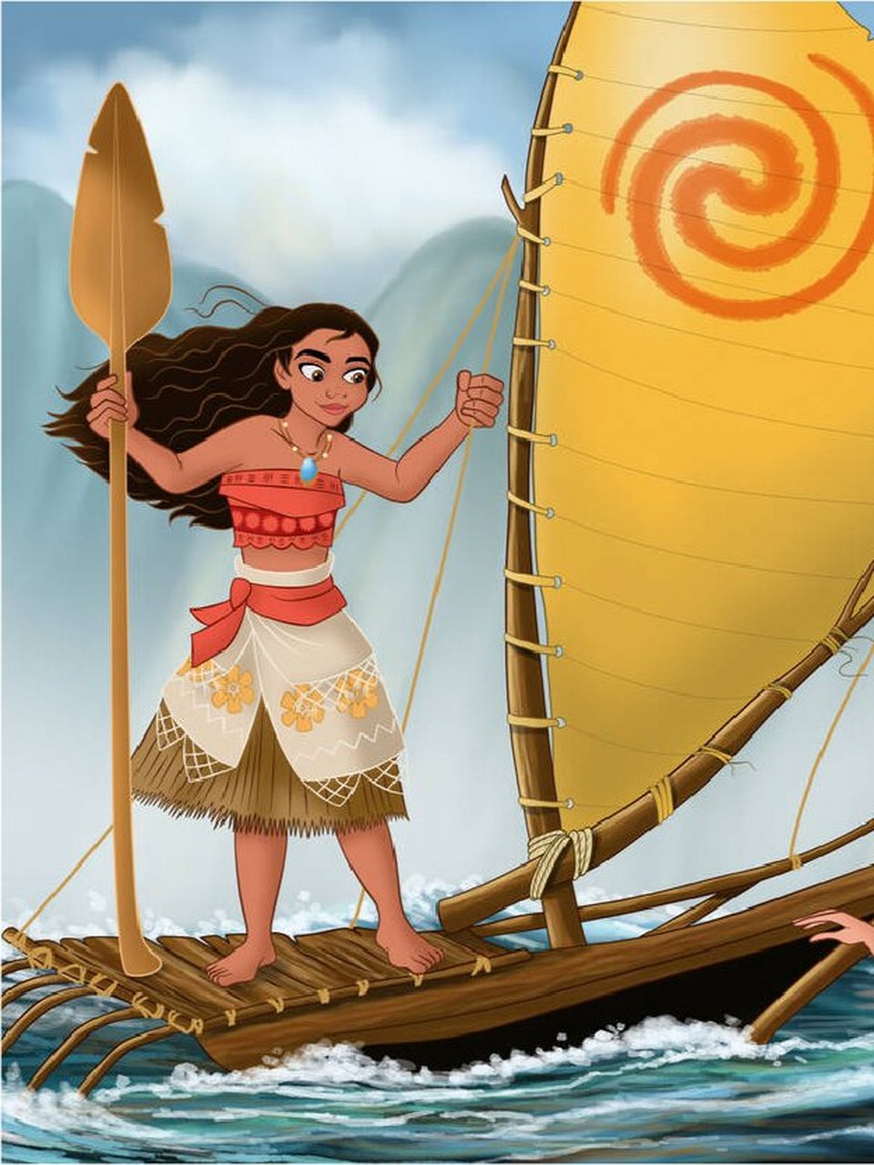 迪士尼第一位大洋洲公主08莫阿娜 moana 08ip名字: moana 莫阿娜