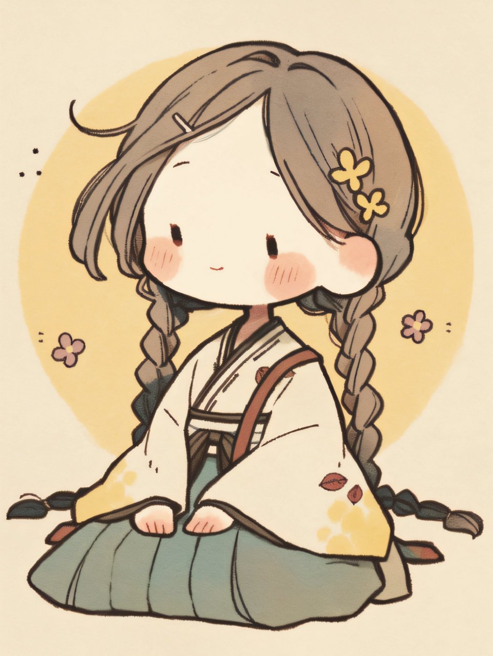 夏日画报|95 打坐冥想少女的超能力 今天是冥想少女的一天 据说