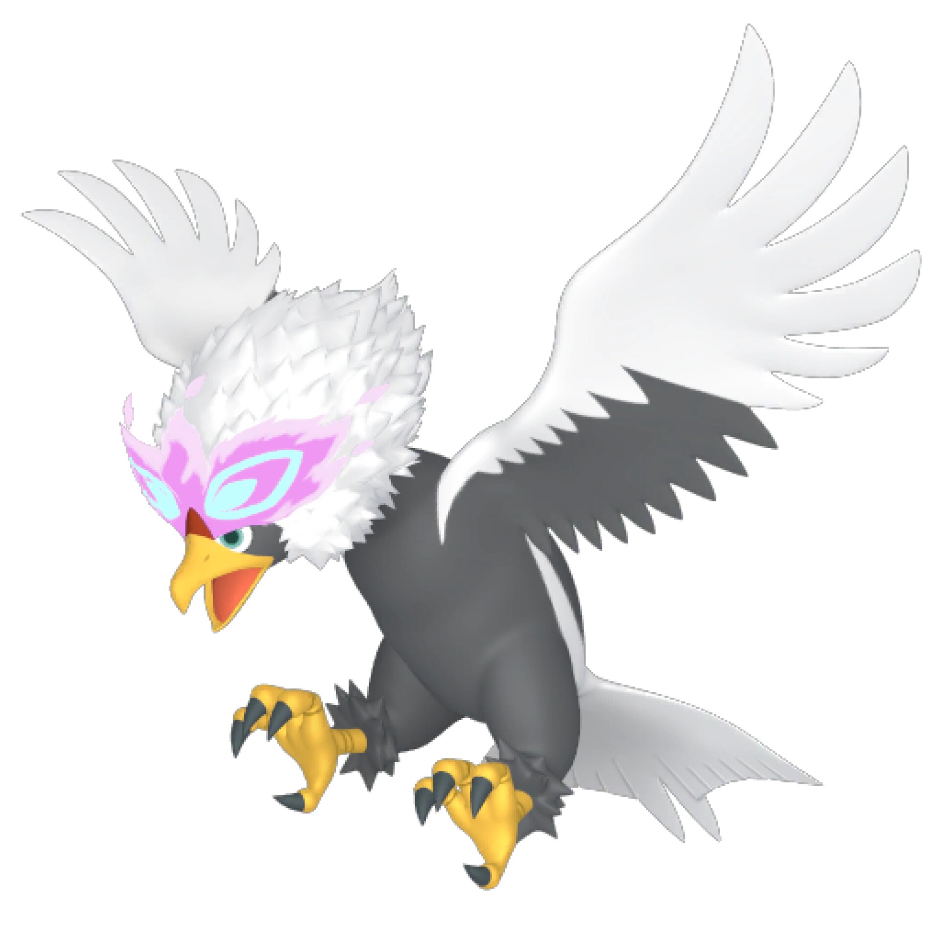 宝可梦图鉴0628:勇士雄鹰(洗翠形态