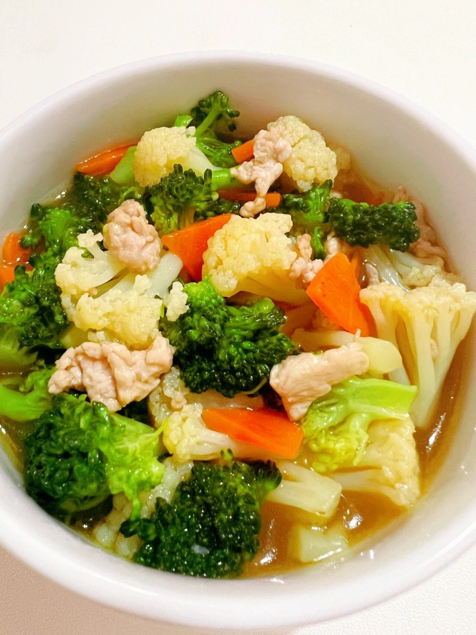 宝宝辅食|肉末炒双花 【肉末炒双花】 做法: 16615西兰花和菜花