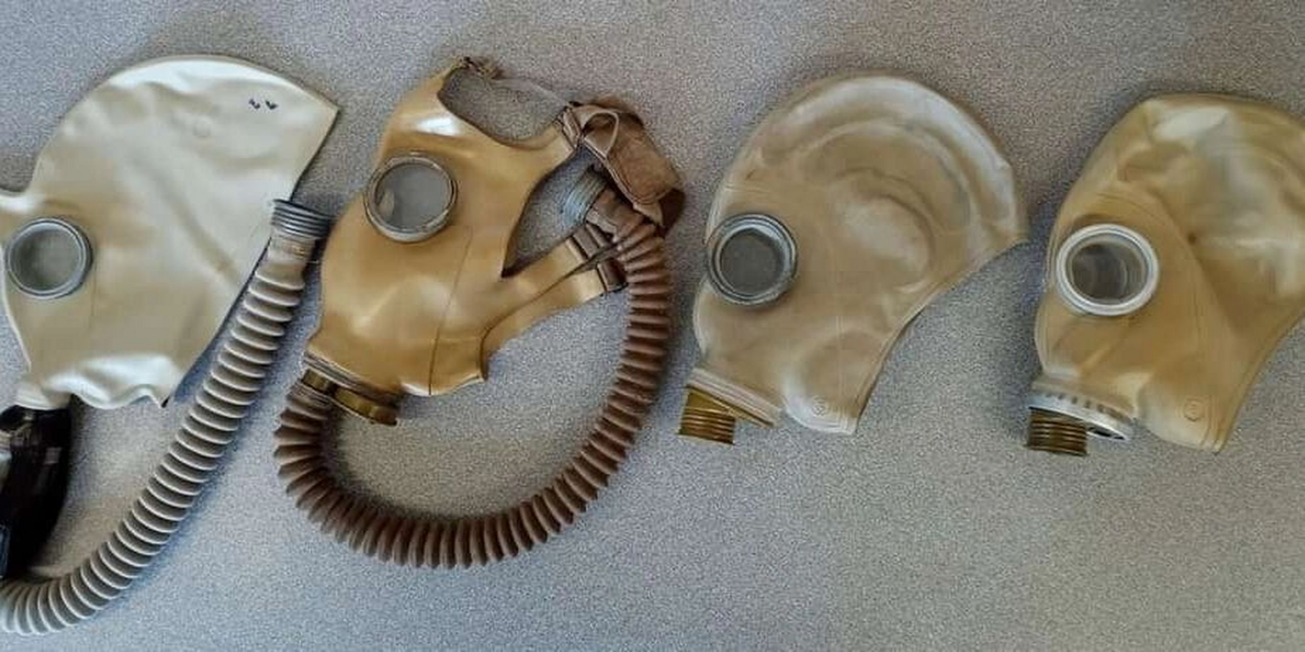 二战苏军装备的四种制式防毒面具 注意:纯历史军事装备科普,与政治