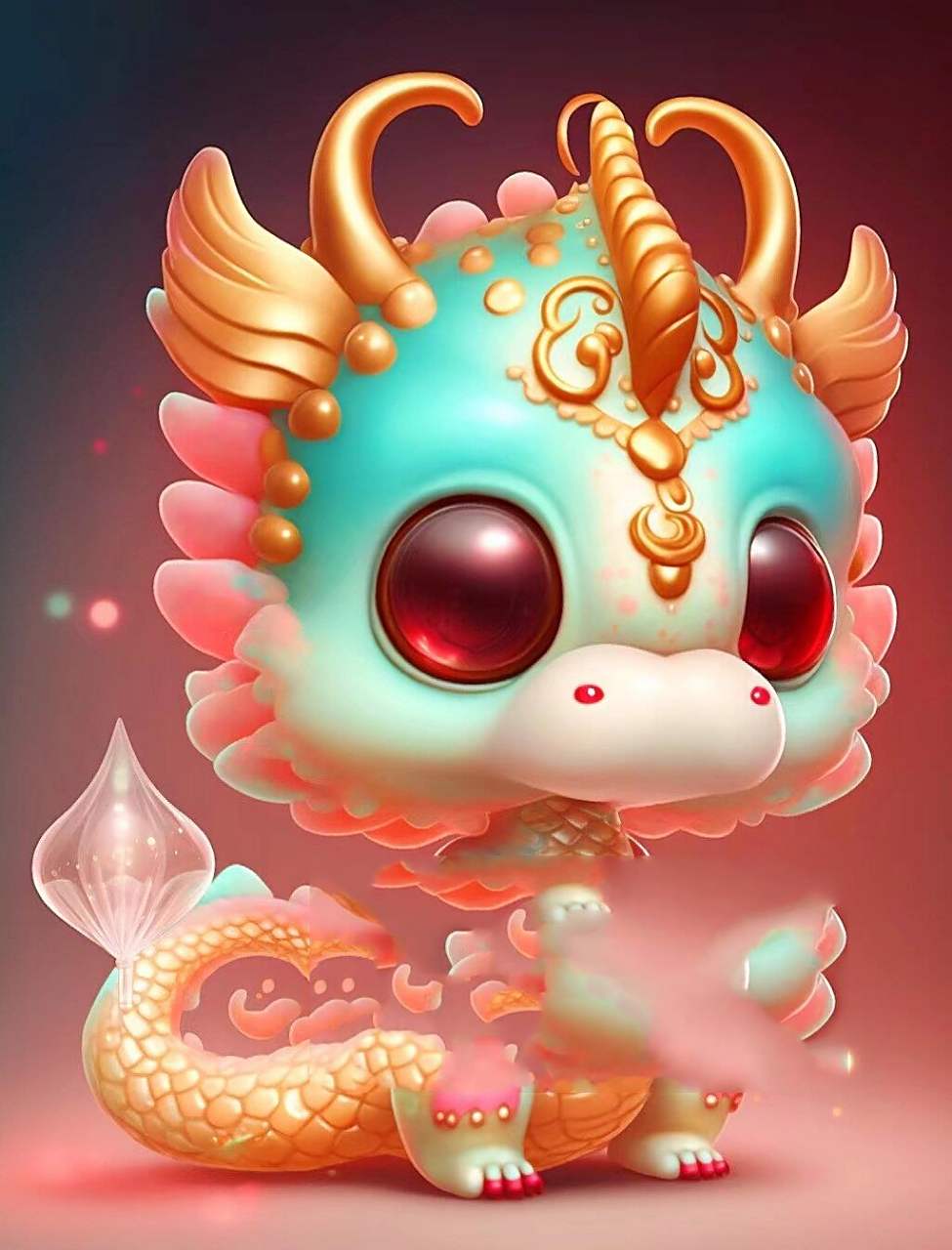 呆萌可爱的小龙龙93 二月二.龙抬头 风调雨顺好兆头 9015你我.