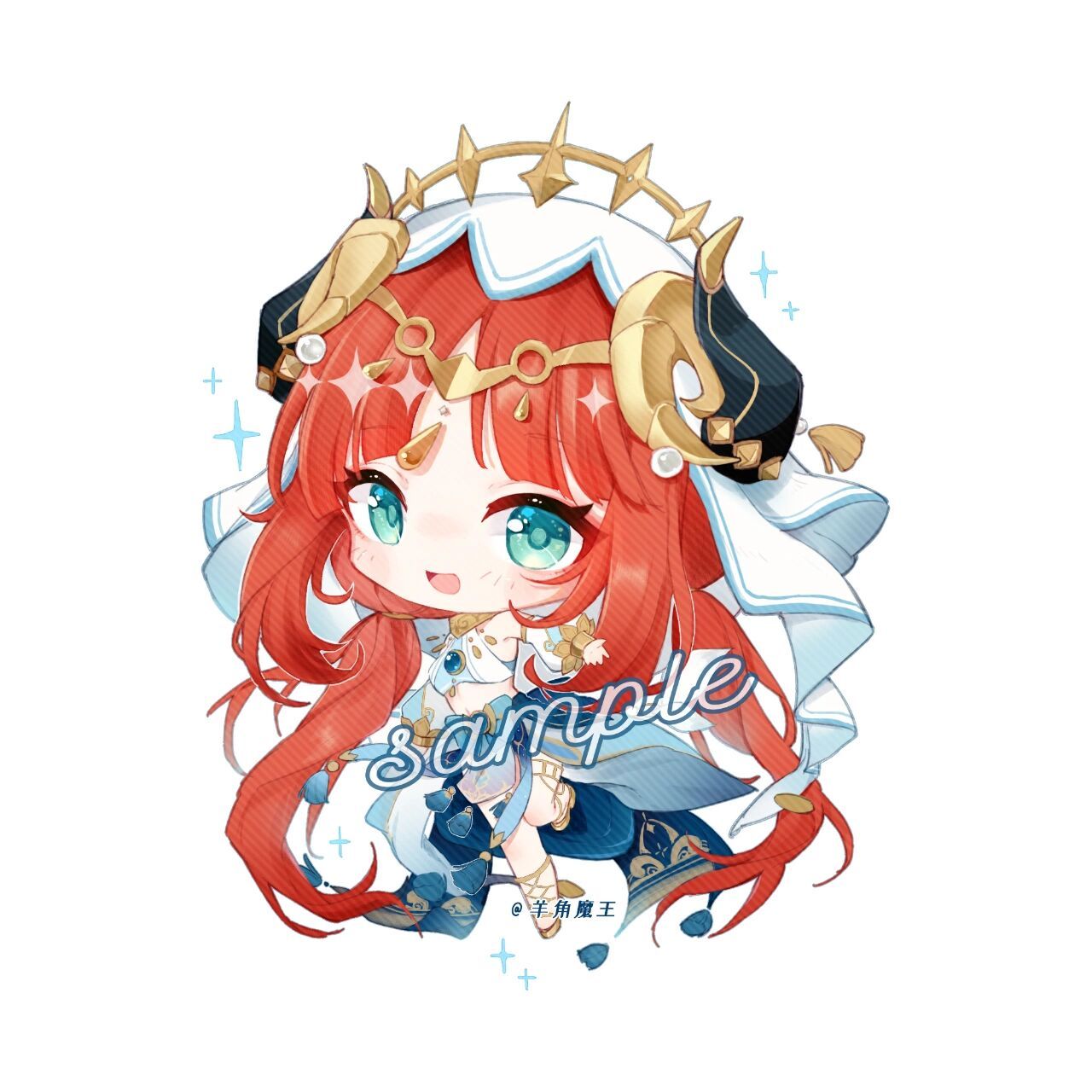 原神q版同人-第六弹 来啦来啦~ 不知不觉画了这么多了 (图使用权已