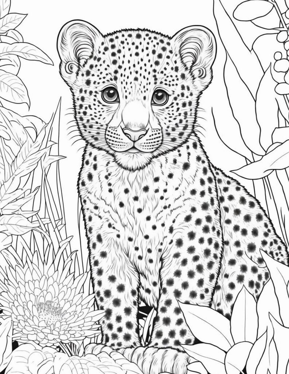 小动物涂色--打卡110