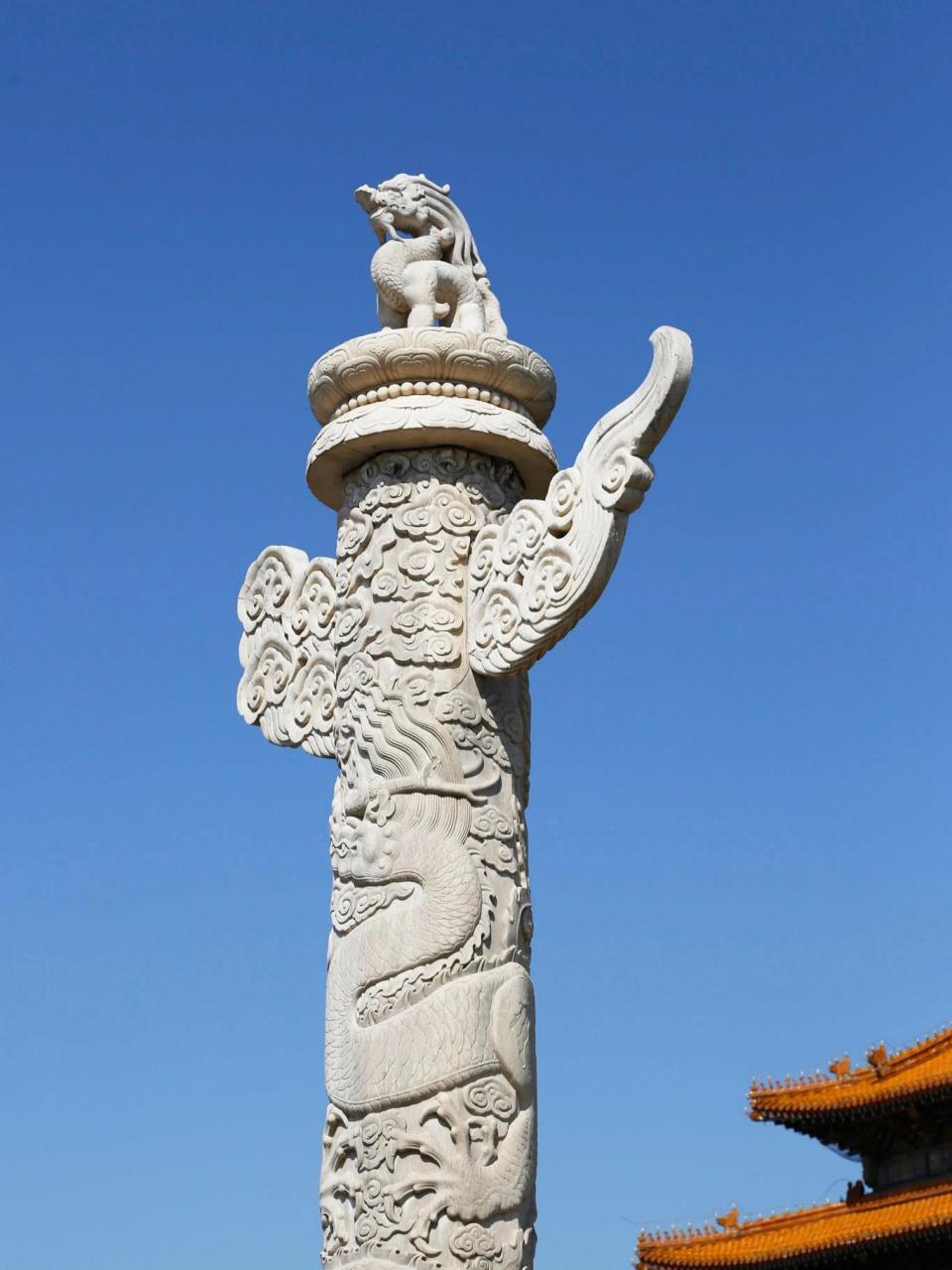 石雕华表|天安门楼前石柱子到底有什么作用?