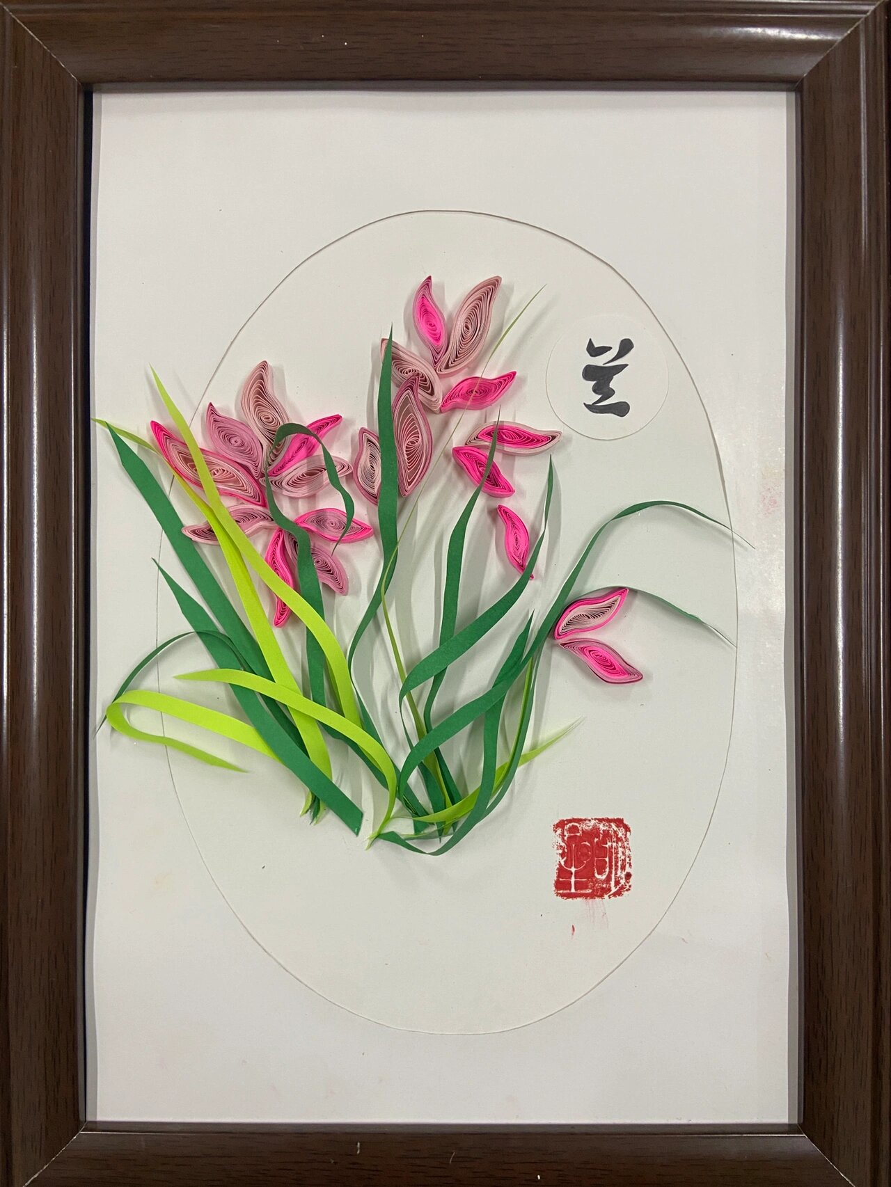 【衍纸】【春夏秋冬】(分享学生作品)