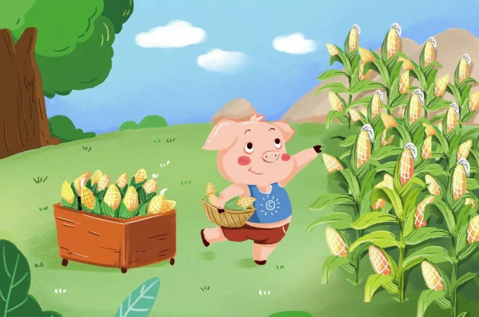 玉米杆动画图片