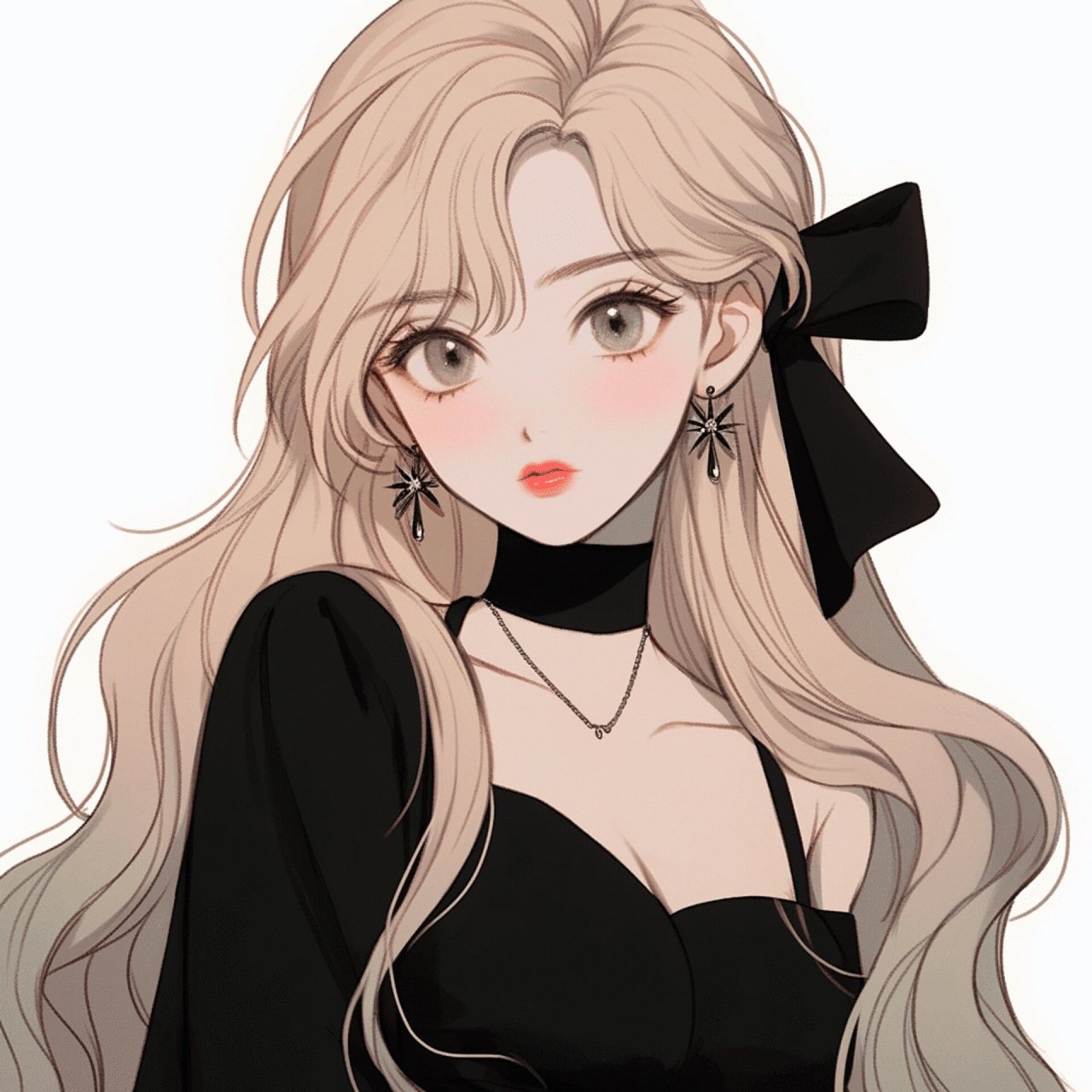 女生头像# #头像# #ai绘画# #动漫# #动漫分享# #御姐头像# #高冷