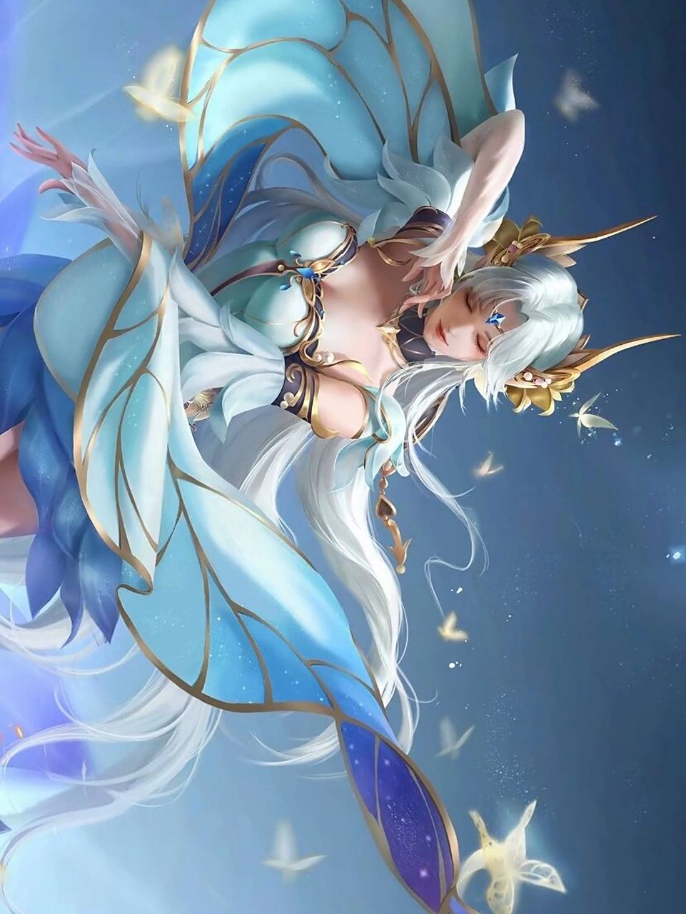 马克笔手绘貂蝉仲夏之梦 马克笔手绘  王者荣耀貂蝉临摹