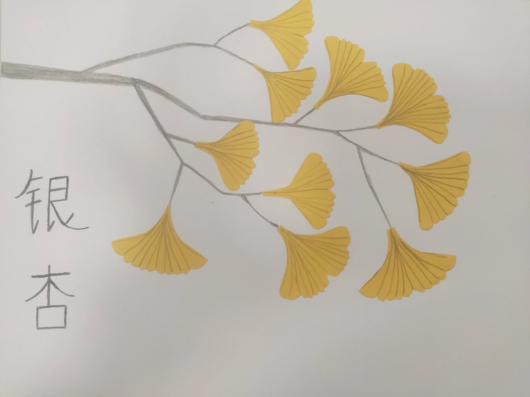 银杏主题画 秋天,银杏主题画,银杏主题手抄报!