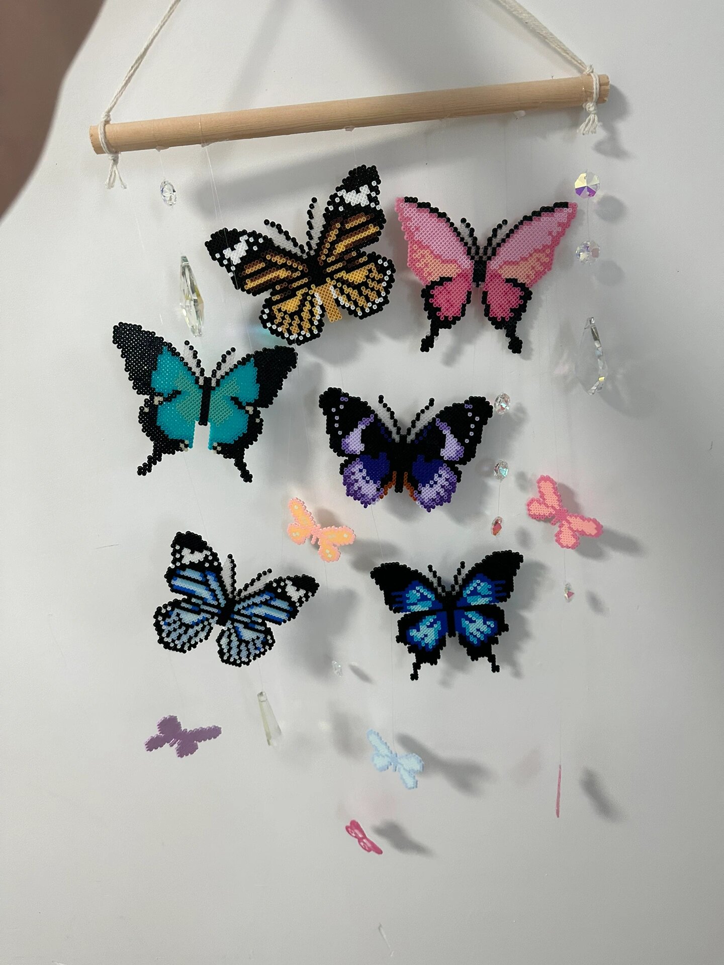 蝴蝶🦋拼豆挂画