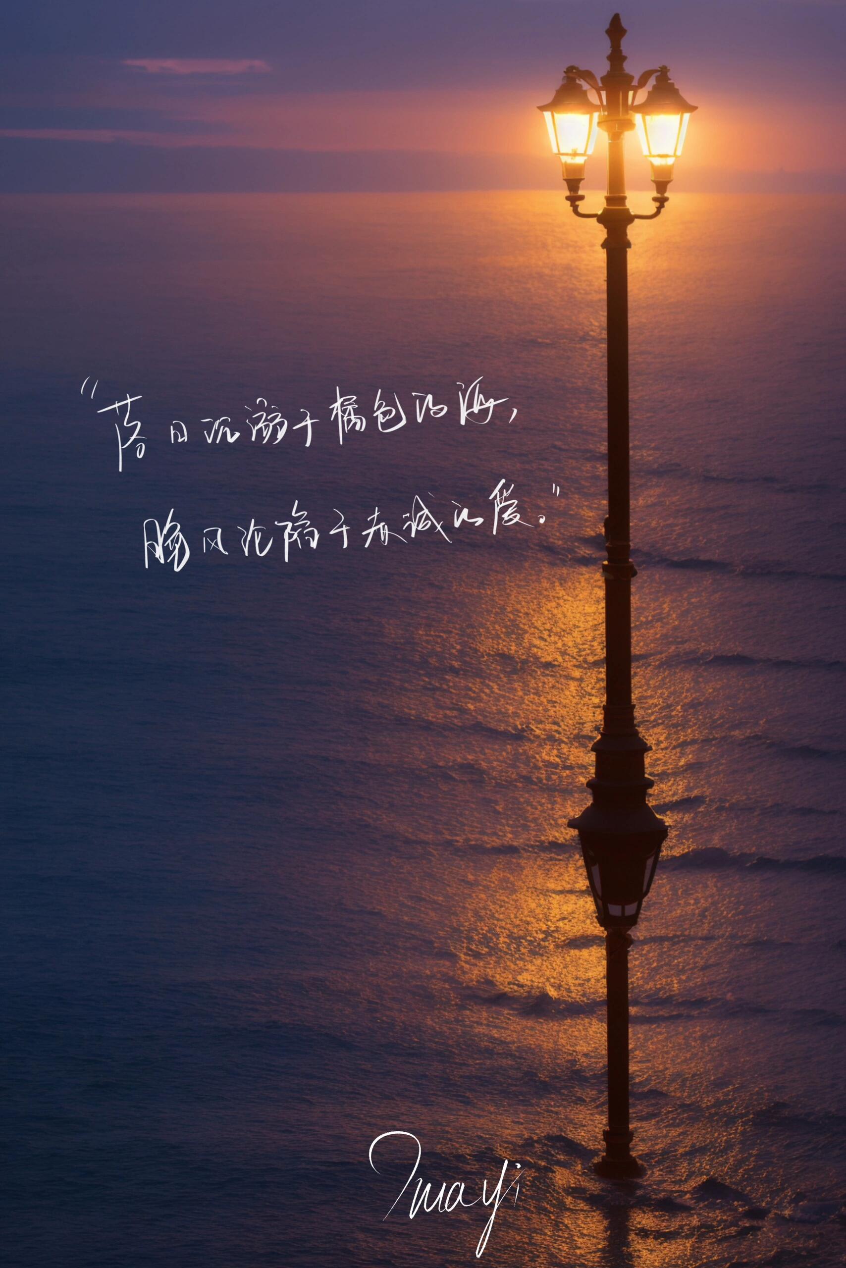 ❤️"落日余晖,待你而归"