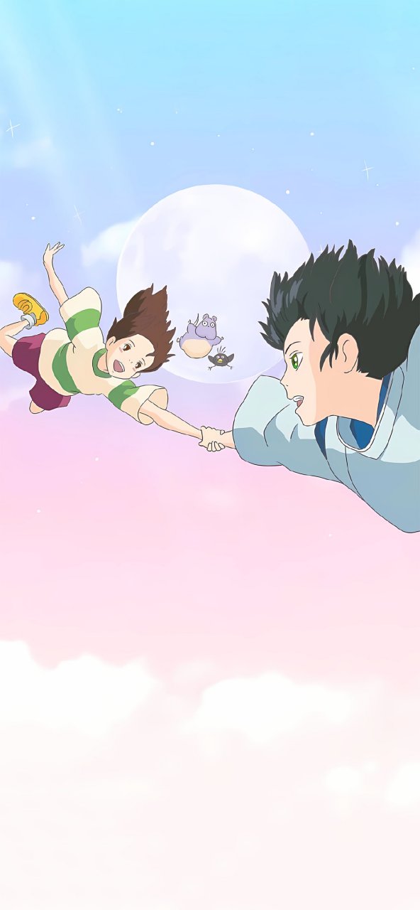 宫崎骏动漫插画壁纸#情侣头像# #壁纸