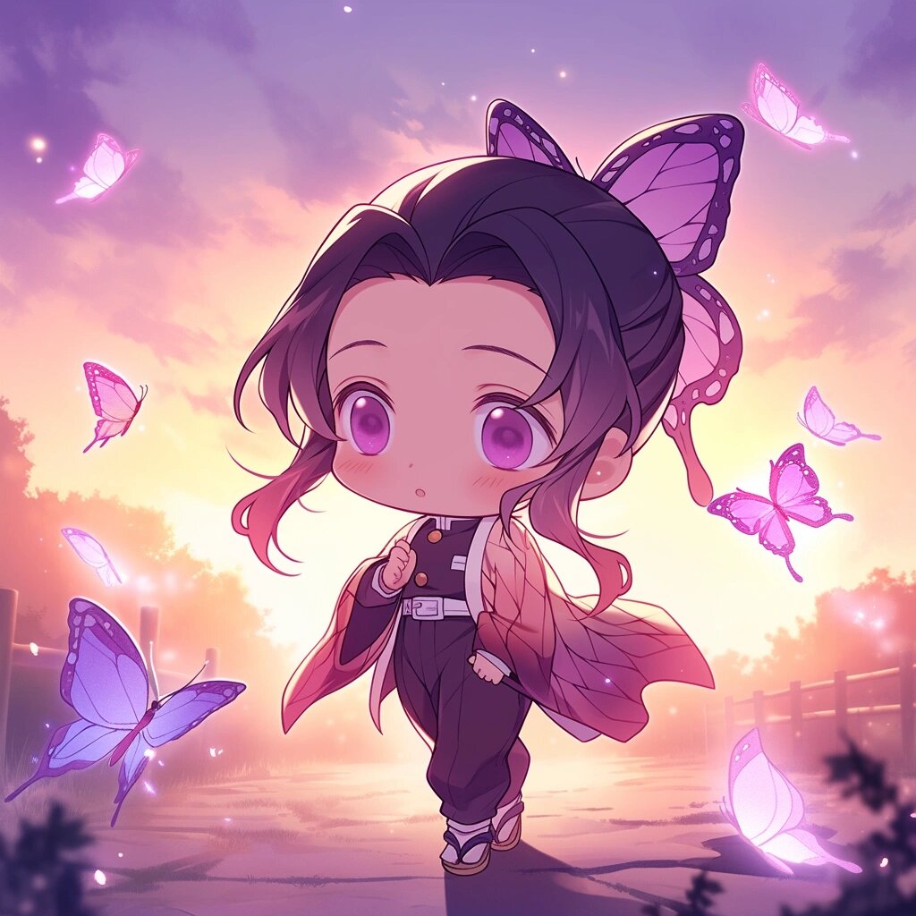 鬼灭之刃|蝴蝶忍—可爱头像(1