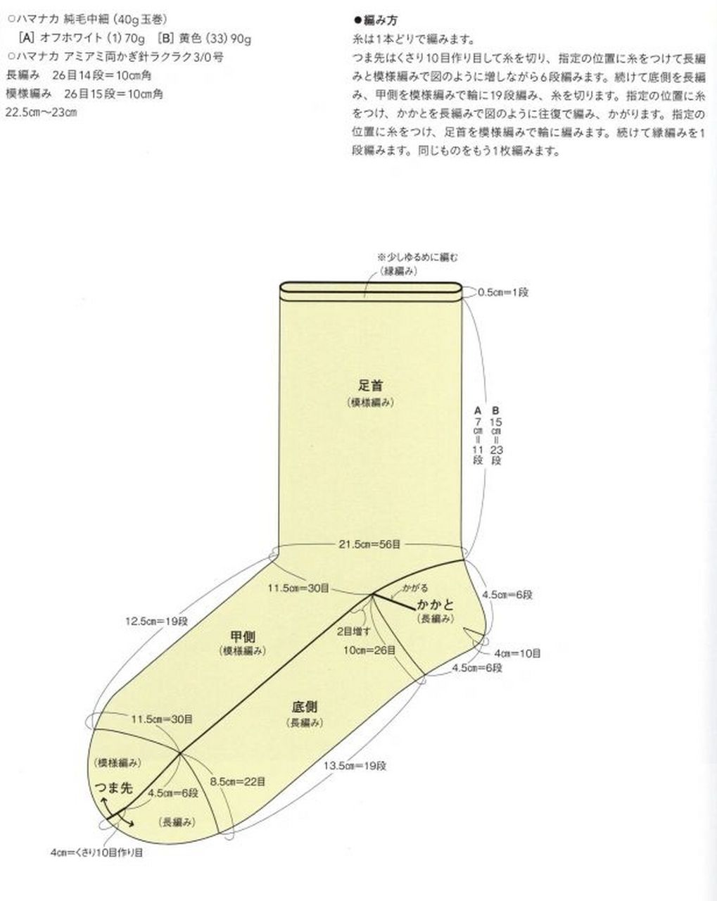 针法简单的钩针编织袜子(附图解)