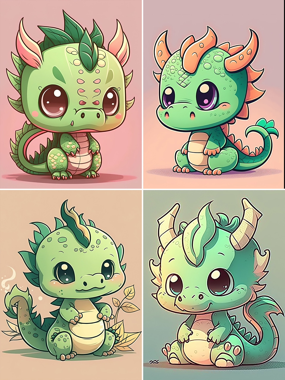 新版可爱的小龙来了