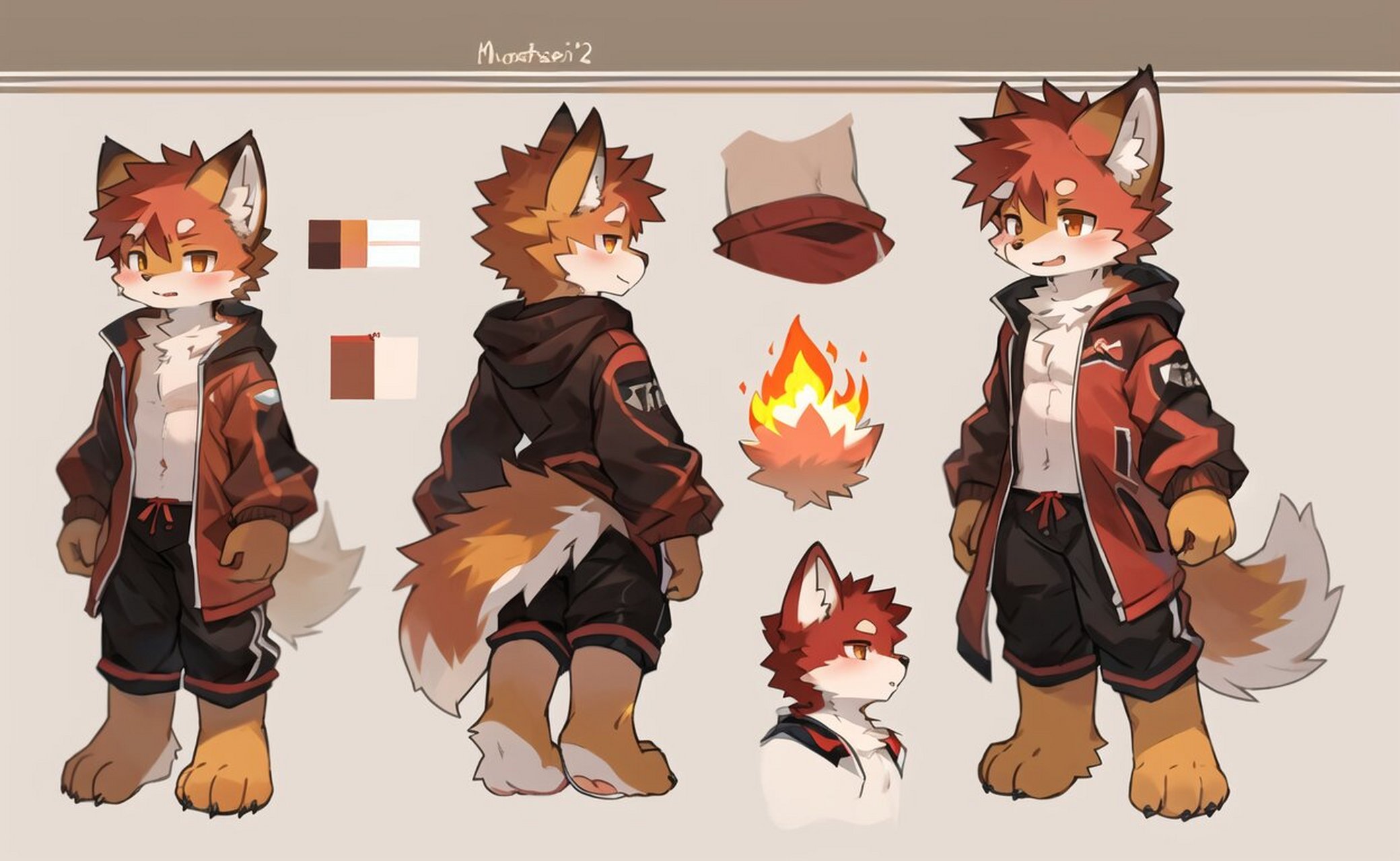 【兽设】森水金火彩 1.