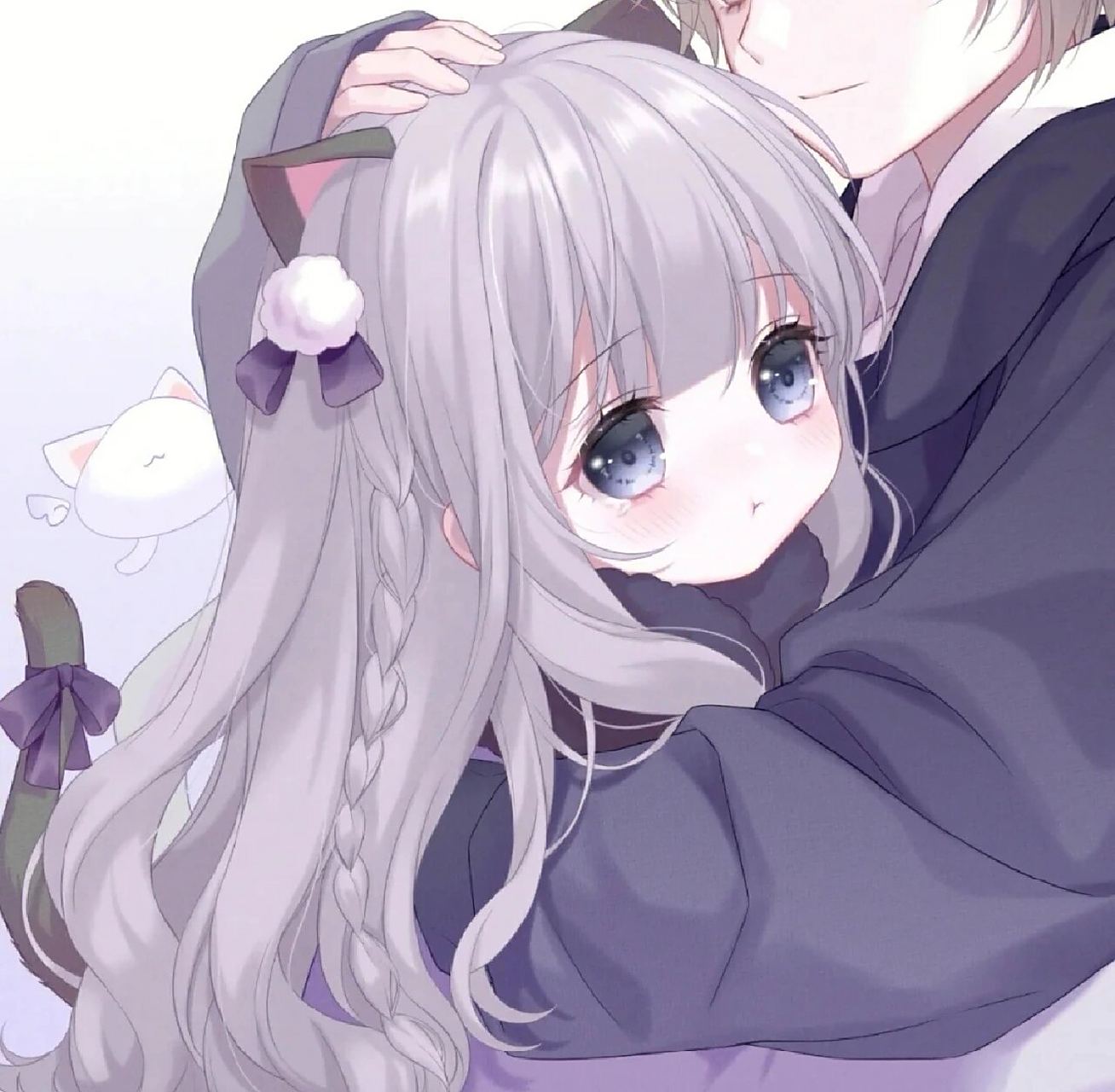 晚上发的,这次更新了两个作品可以去看看另一个,另一个是动漫情侣头像