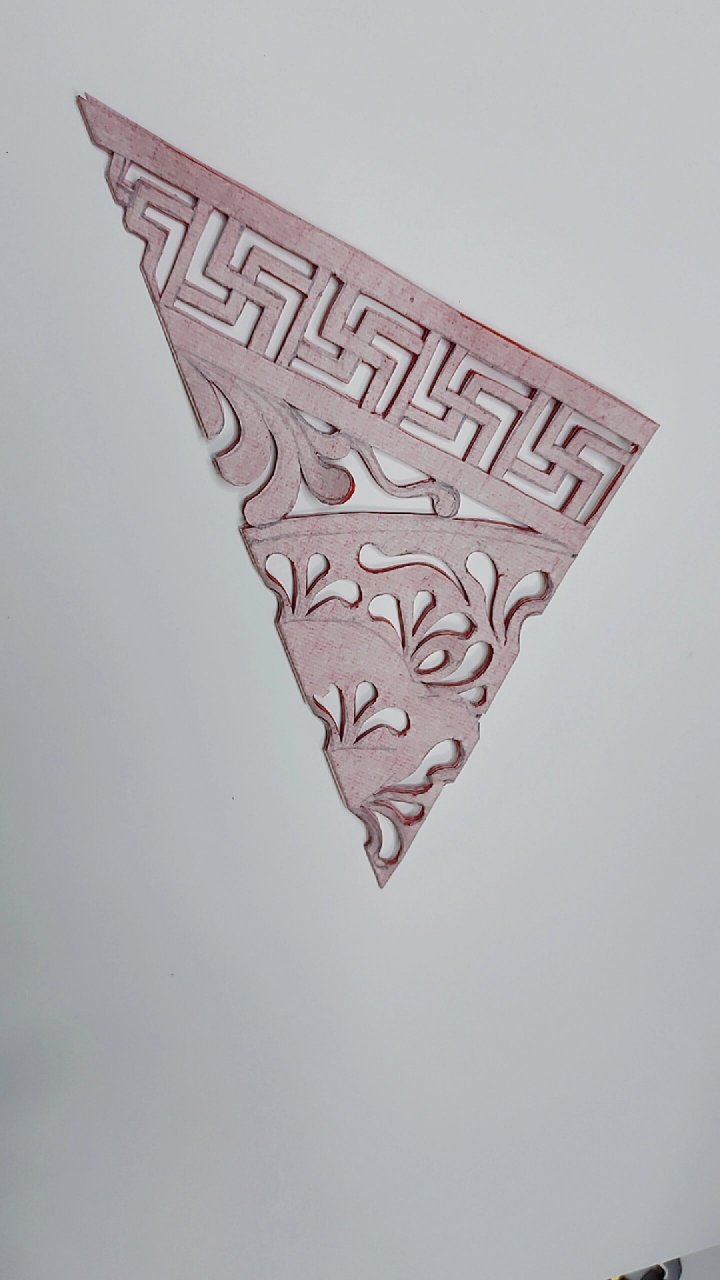 四折剪纸重阳节窗花 用心剪一个重阳节安康,9015愿天下老人幸福