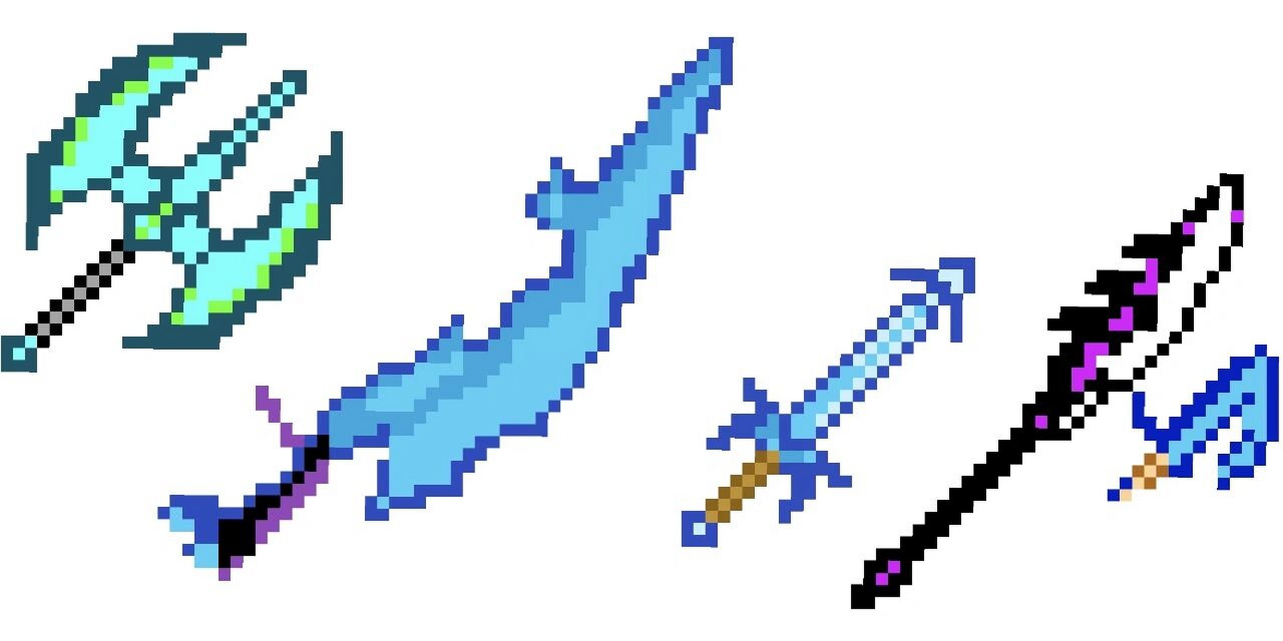 像素画第二张 9497 1.熊猫的钻石斧 2.战神之刃 3.mr.