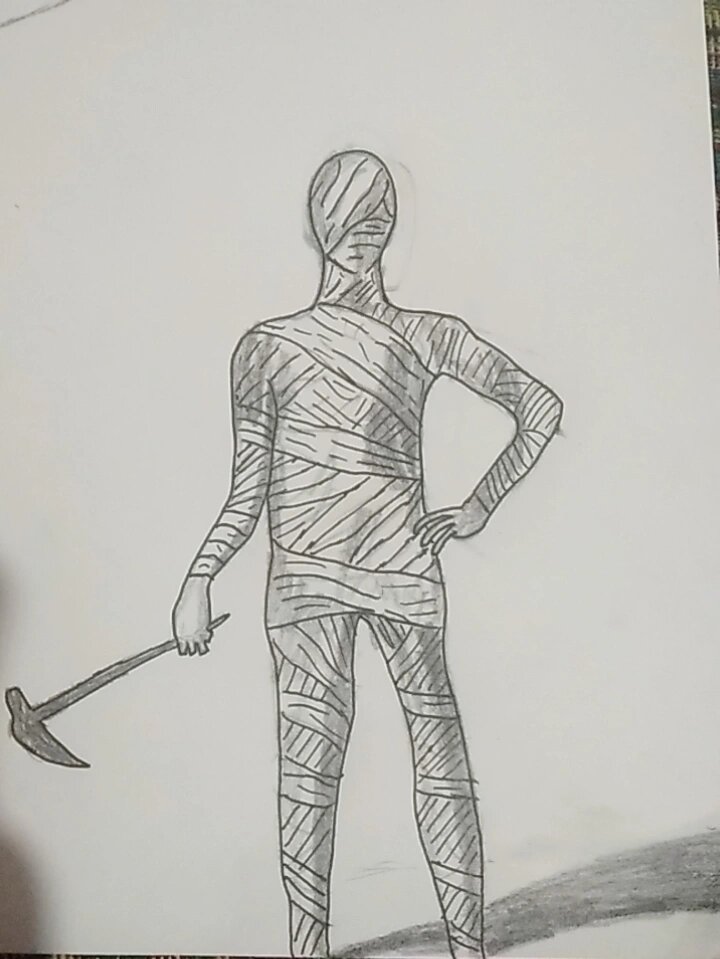 第一次画木乃伊