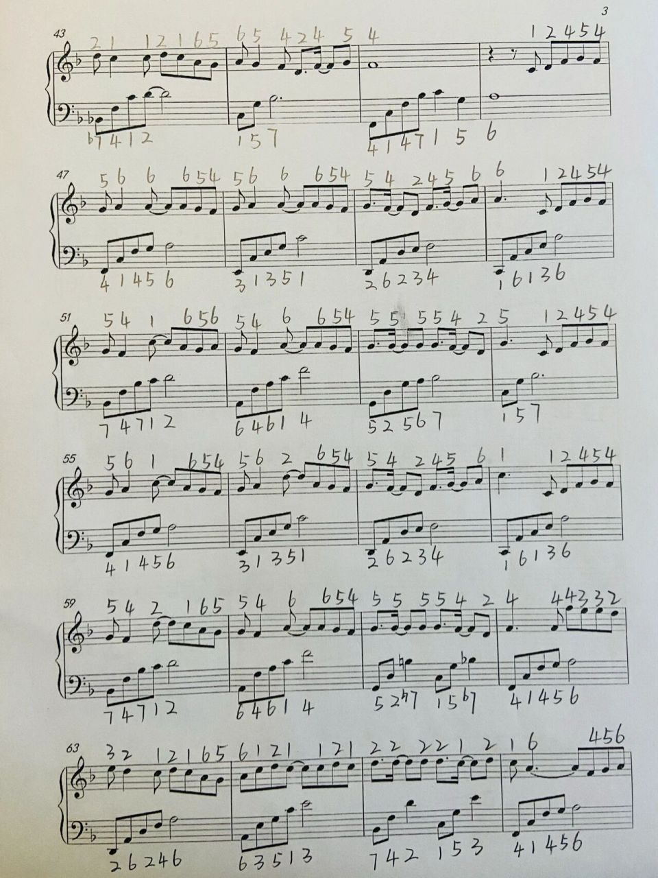 《富士山下》钢琴简谱 有的粉丝说五线谱看一行需要一分钟,我刚把简谱