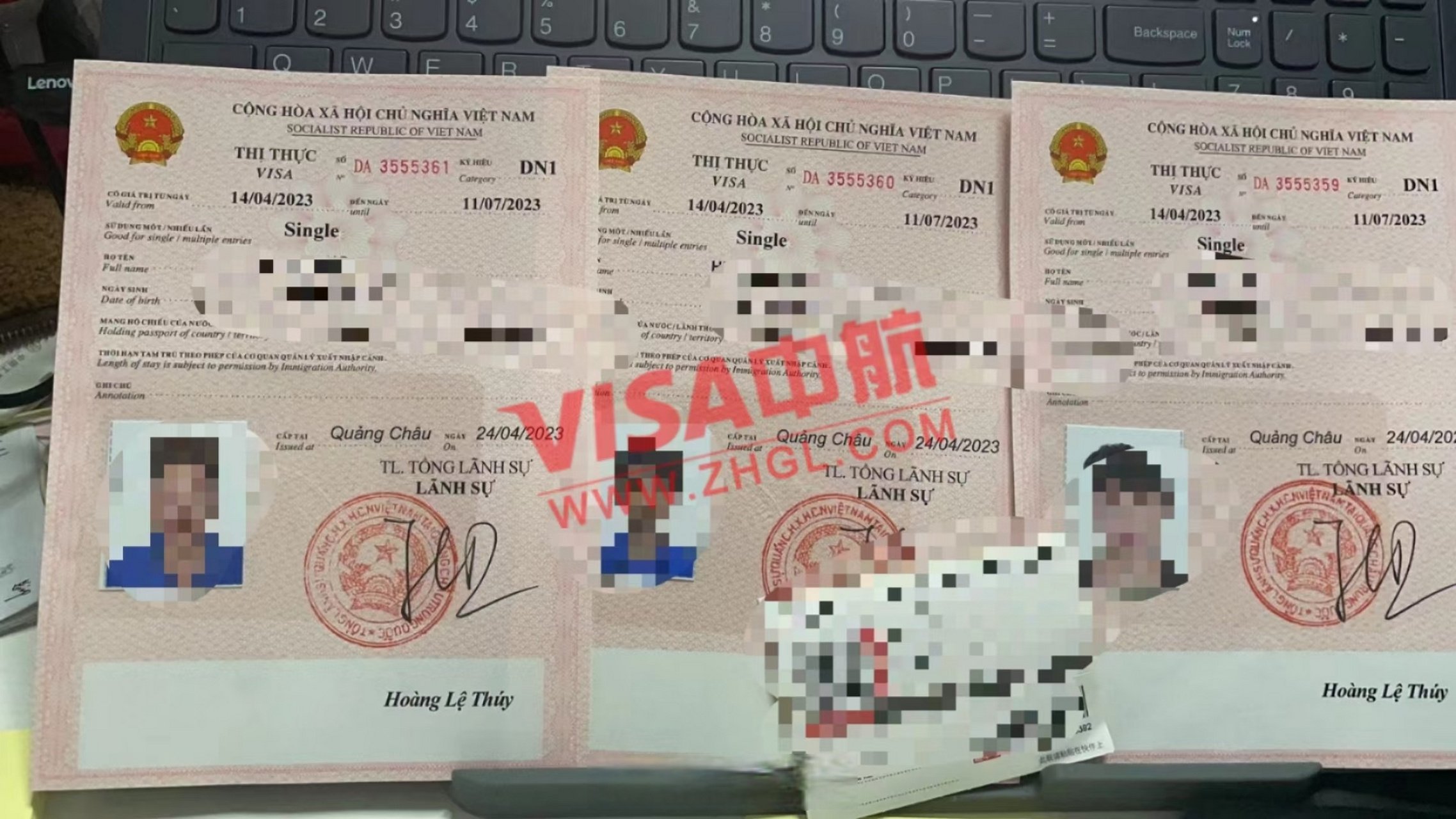 越南另纸旅游签证 越南另纸商务签证 越南旅游落地批文 越南旅游电子