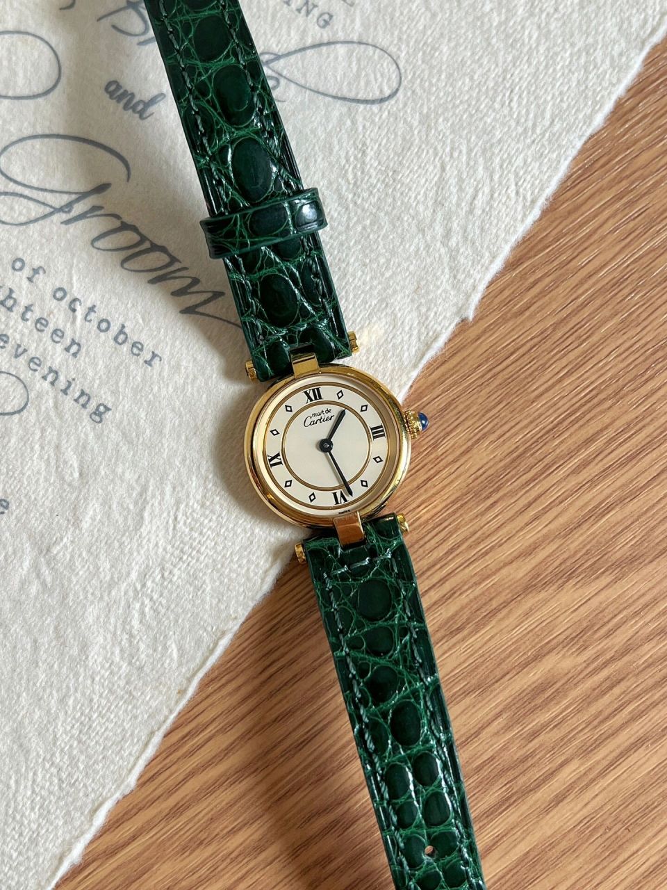 复古迷人范·cartier must de中古腕表 cartier卡地亚must de系列石英