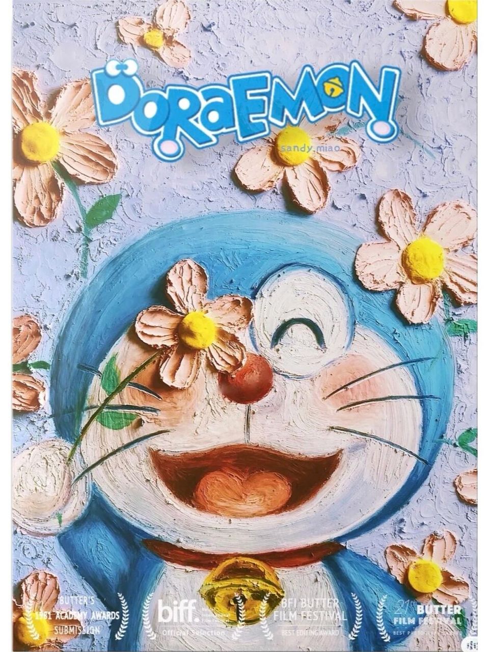 8k油画棒作品《蓝胖子》 上学的时候就一直喜欢蓝胖子 长大了还是喜欢