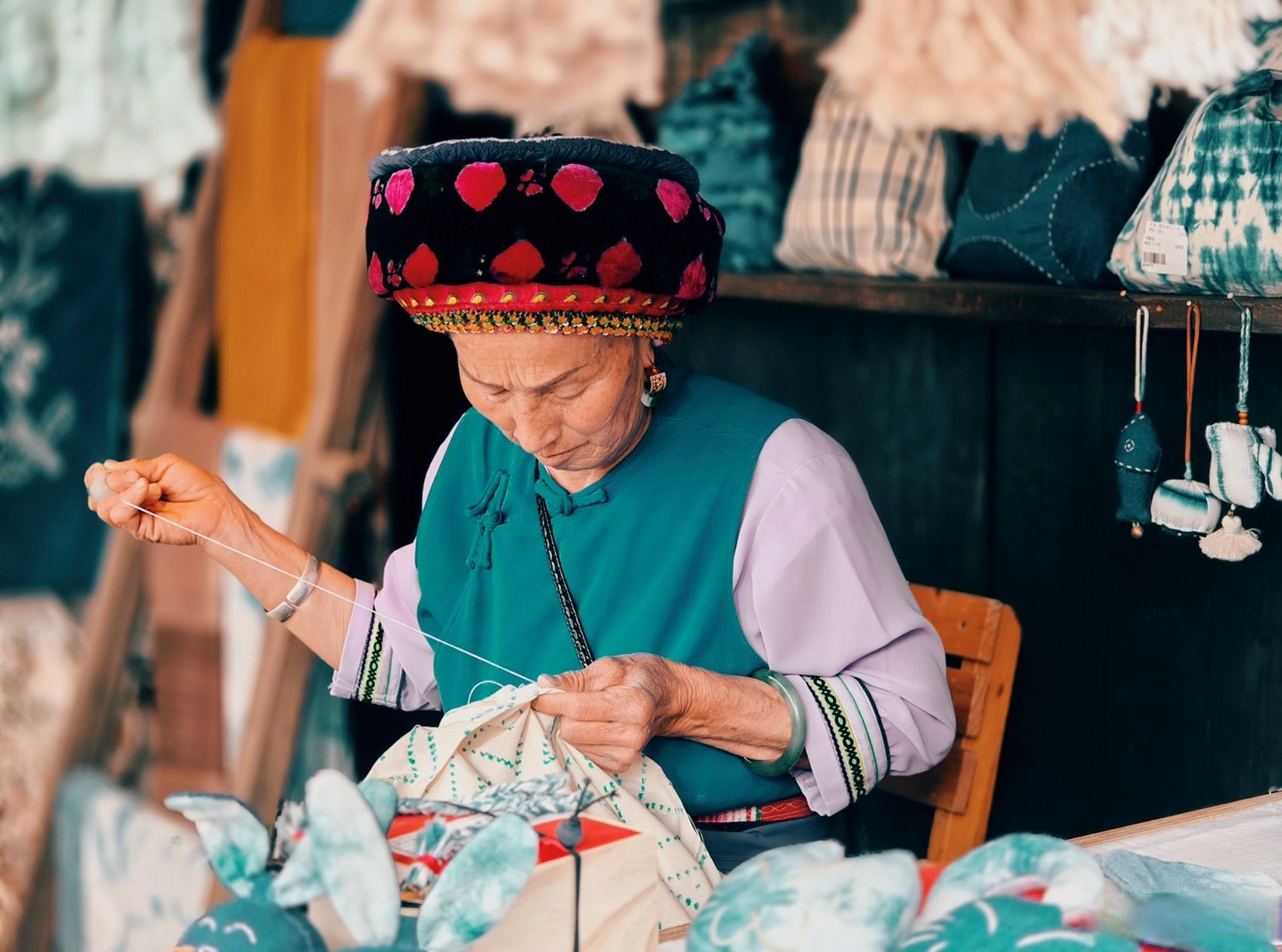 非遗造物·大有可为|邂逅"蓝与白"之美||| 大理白族扎染是白族传统