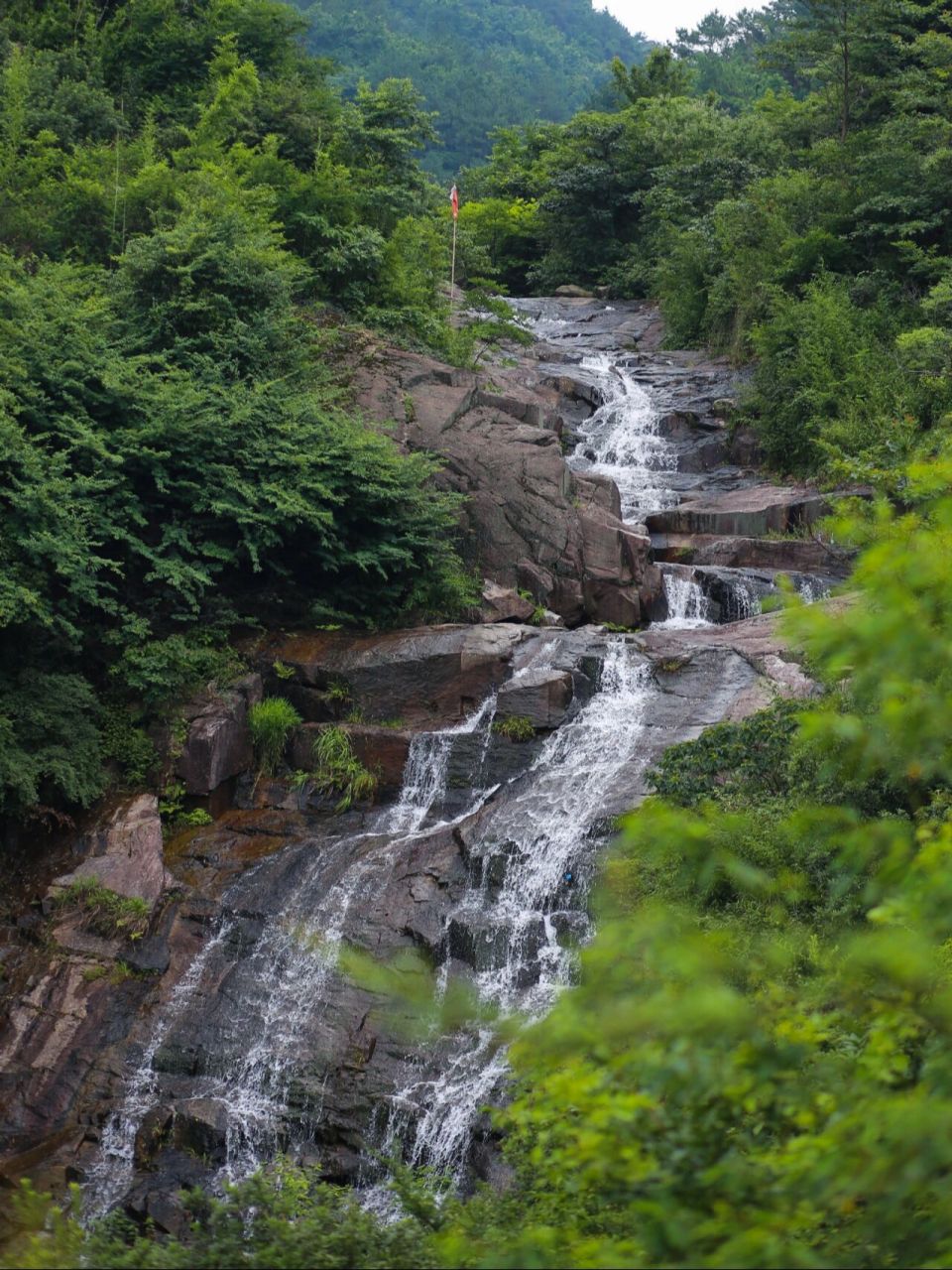 每周一山|宁波徒步爬山 栲栳山瀑布白洋瀑布 栲栳山瀑布﹣白洋瀑布﹣