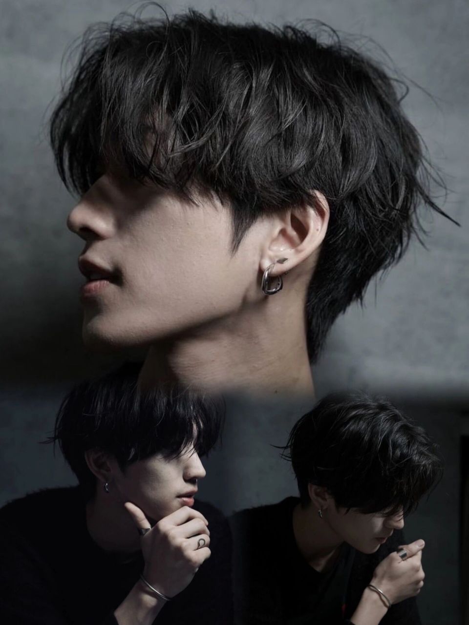 长发男孩微分纹理发型 2023发型流行趋势73少年感碎盖发型92