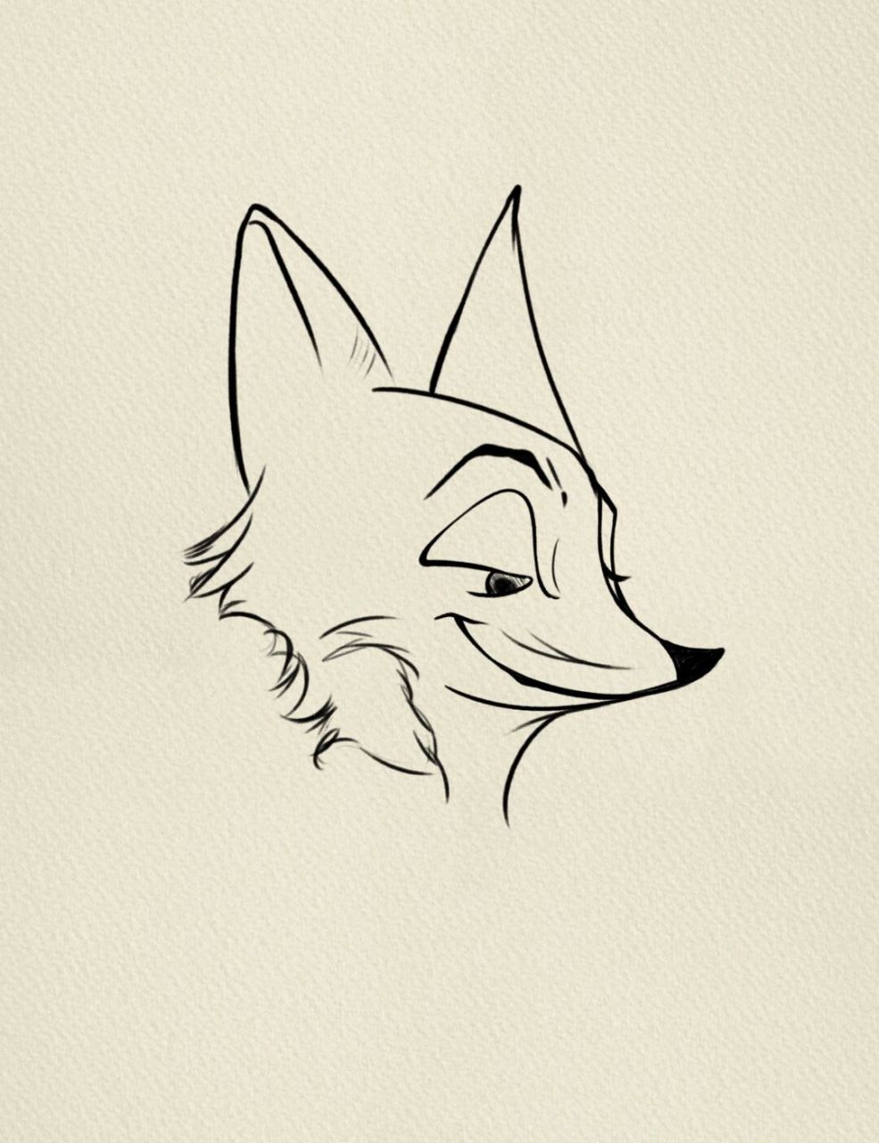 尼克狐尼克简笔画(97) #尼克狐尼克# #画画的日常