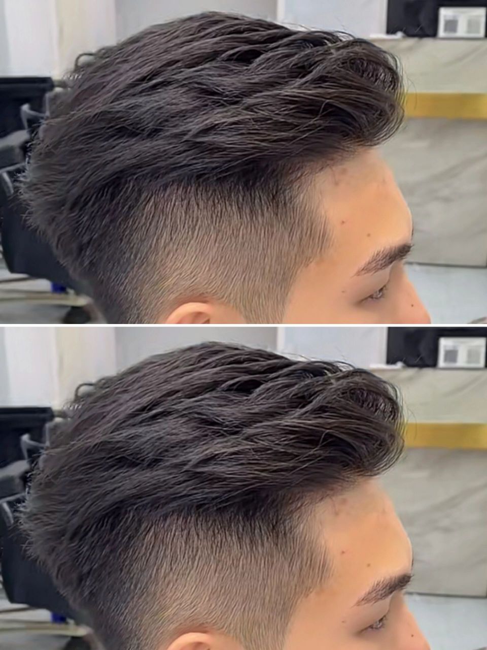 男生发型|痞帅港风侧背|免烫 90快让你的男朋友剪这种发型嘎嘎帅