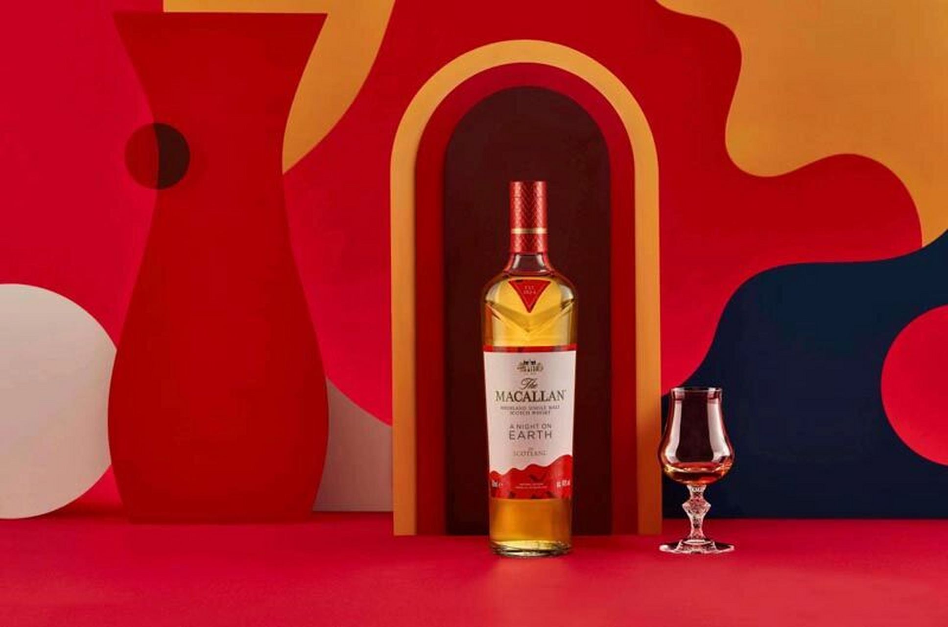麦卡伦焕新地球之夜单一麦芽苏格兰威士忌 macallan a night on earth