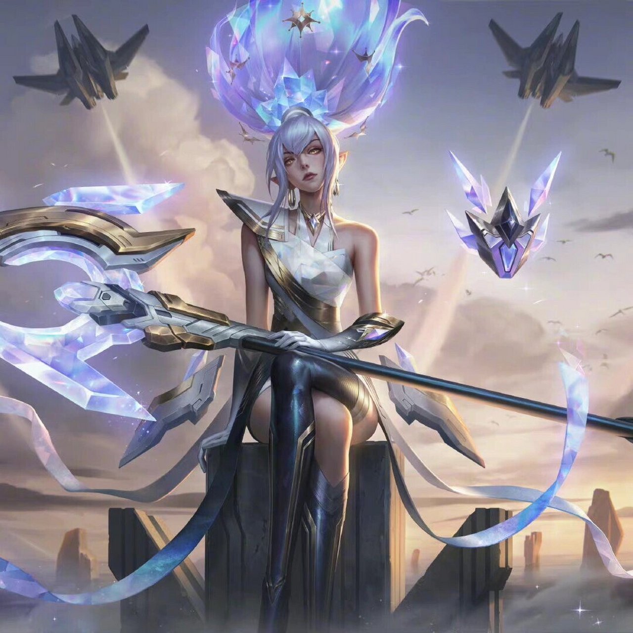 03英雄联盟头像壁纸 第16篇   至臻风女 这个风女原画真的好看极了!
