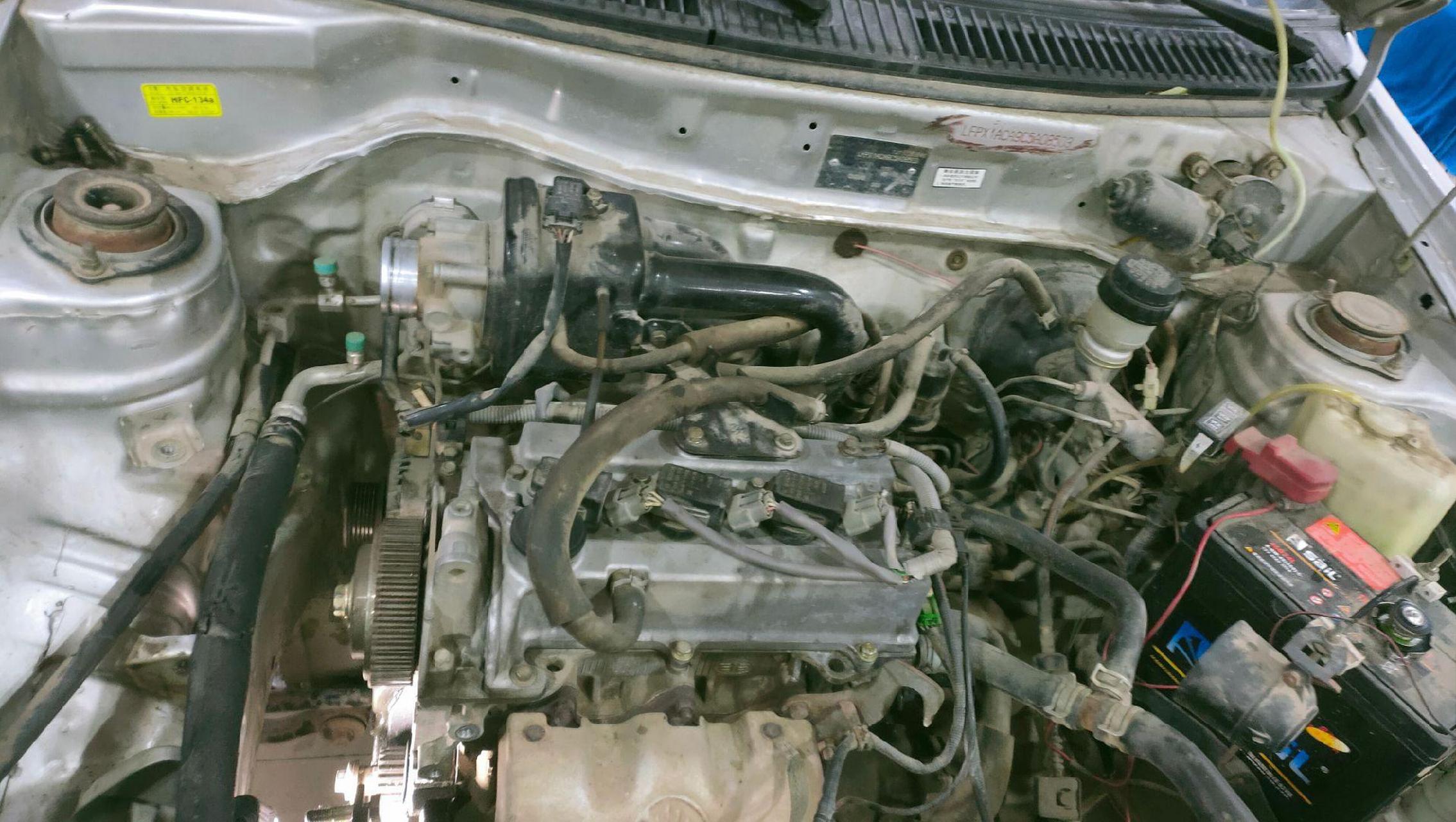 经典小夏利  省油神器 更换水泵 处理漏水