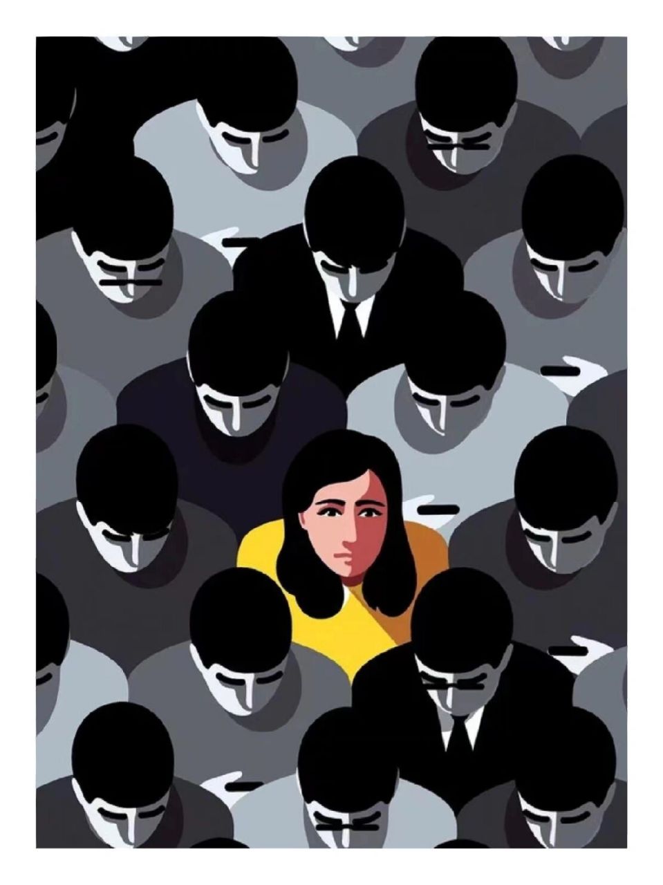 灵感收集l 重复构成创意版式海报97 重复,是设计当中基本的形式之一