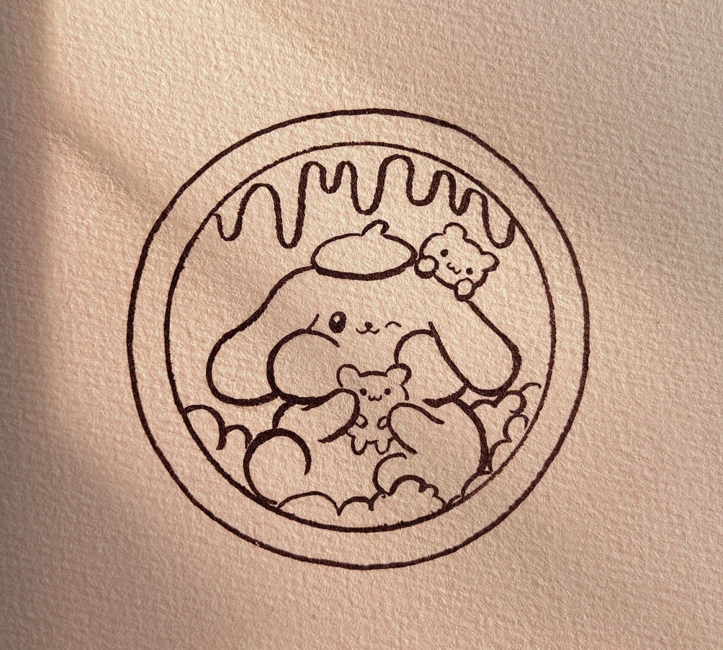 布丁狗简笔画 可爱的布丁狗来啦