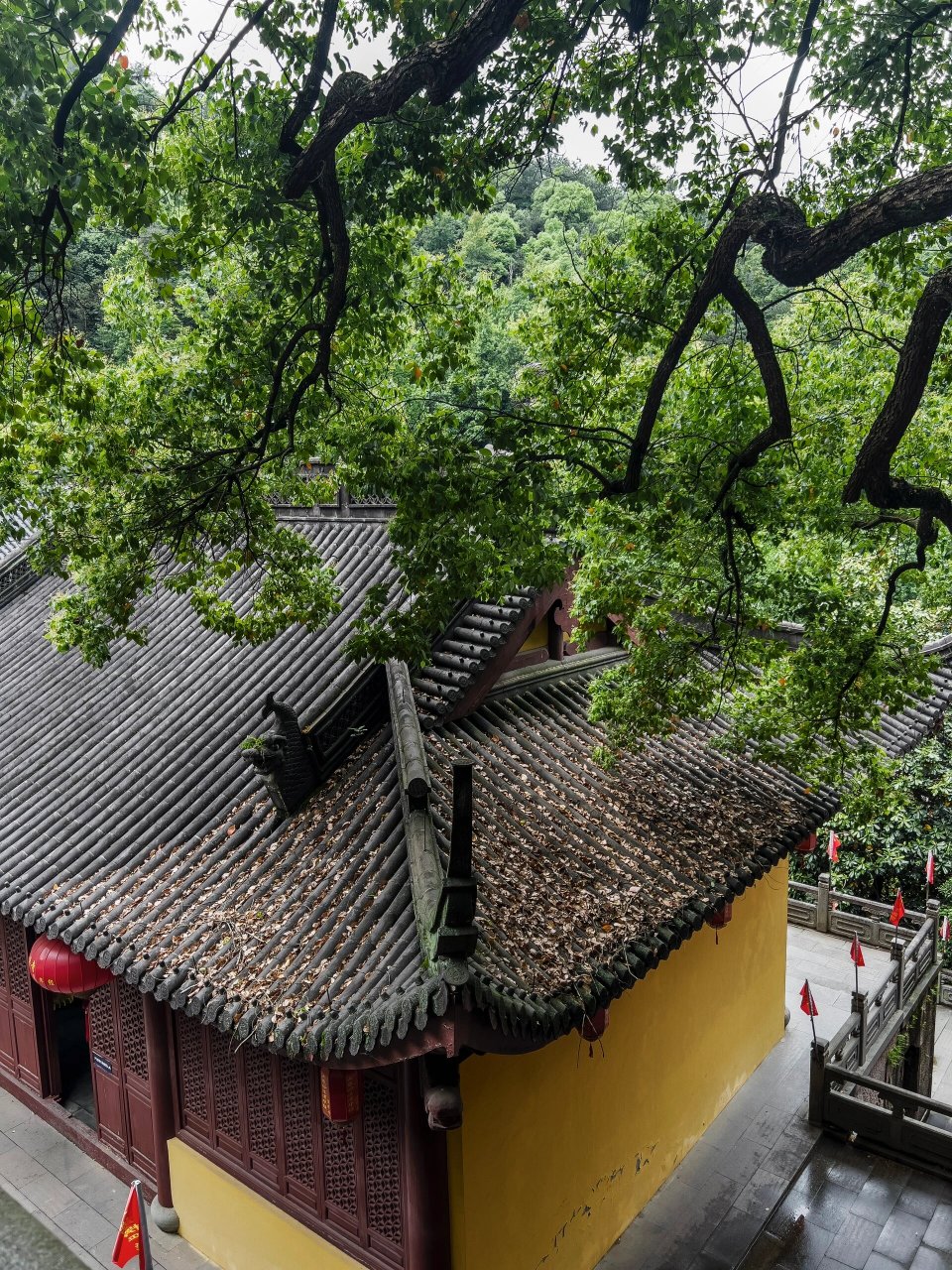 no621 浙江杭州 法华寺 法华寺,位于杭州市西湖区北高峰下.