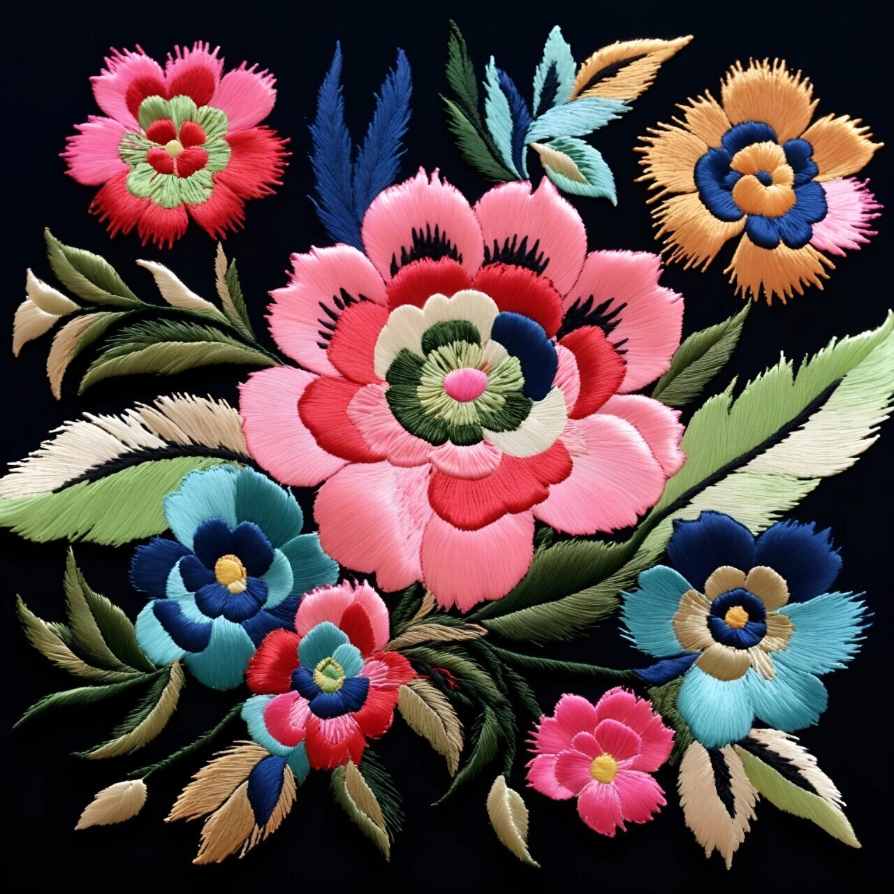 满绣-简介 满族刺绣(岫岩满族民间刺绣)辽宁省岫岩满族自治县传统美术