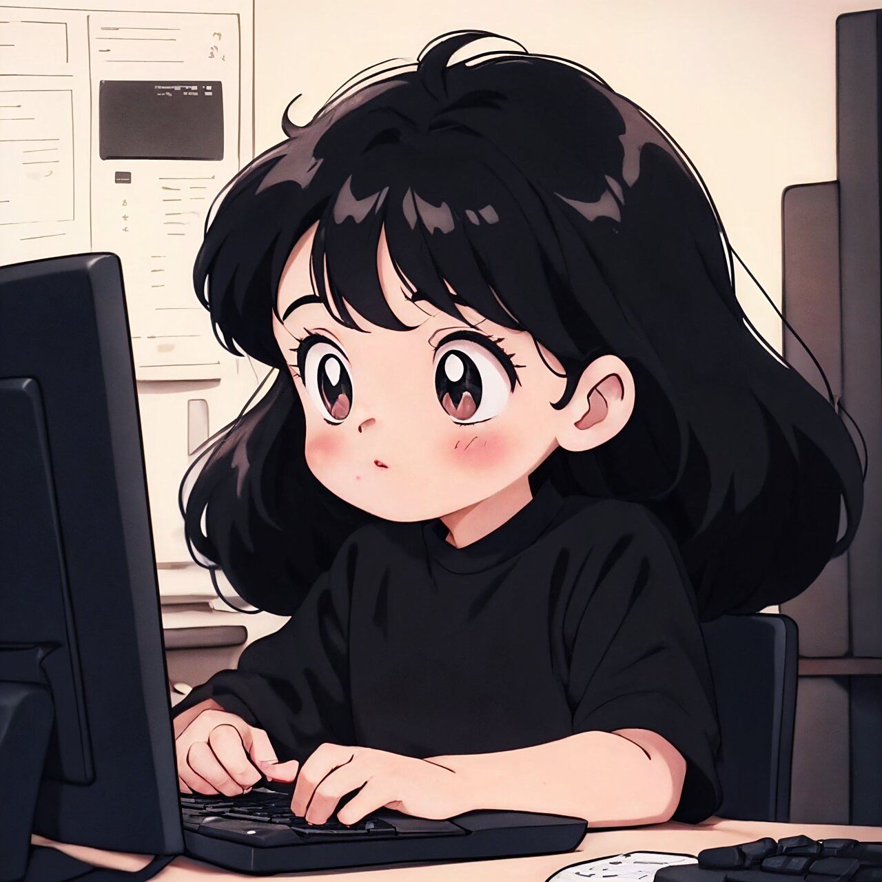 打工人 | 情侣头像 |像极了上班时的你 打工的一天又开始了,一上班就