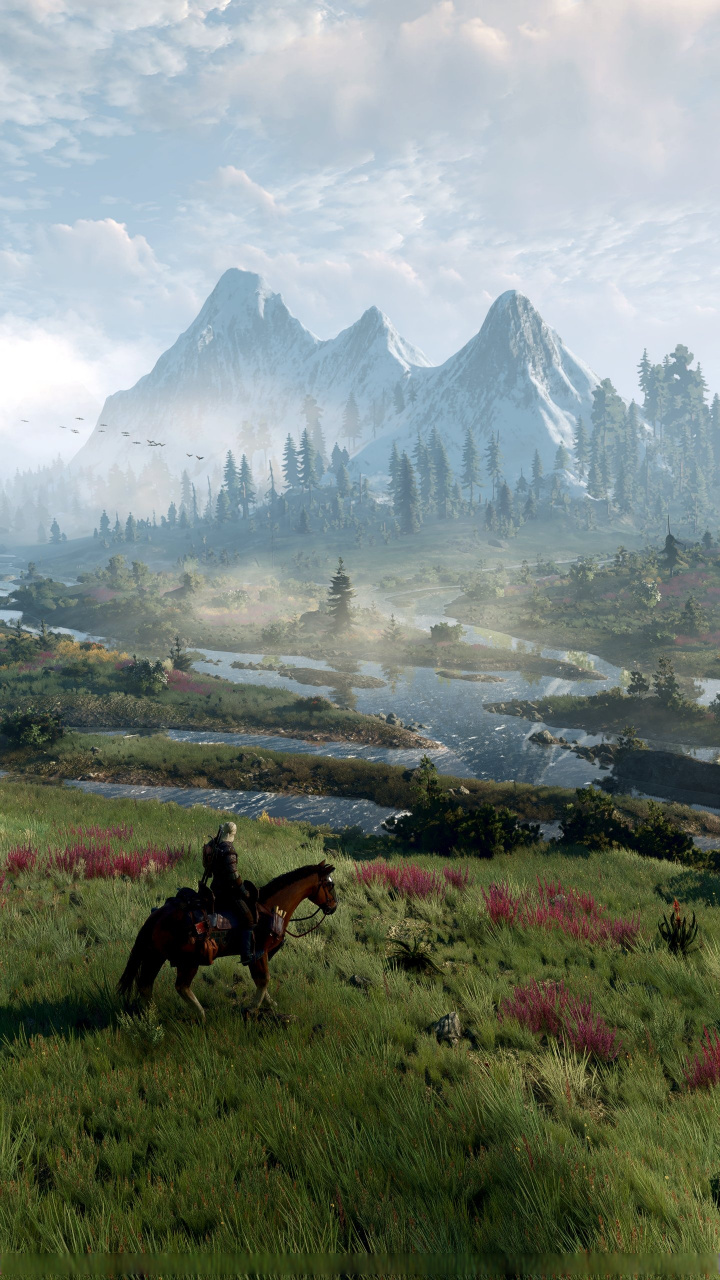 分享一组可以用来当手机壁纸的《巫师3》游戏摄影.