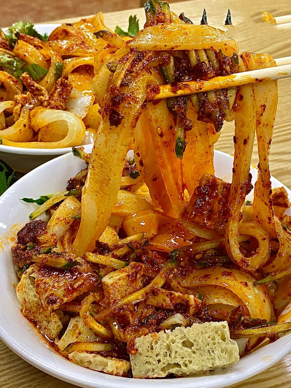 北京/开在地下的甘肃面皮 心中的西北味道 在南锣鼓巷遛弯偶然发现了