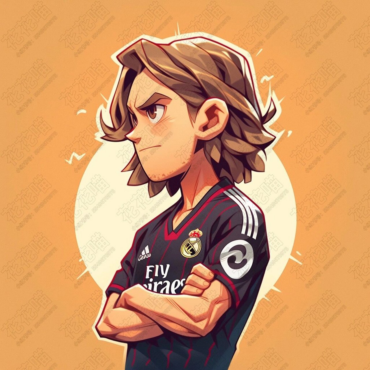 男生足球头像|魔笛莫德里奇97