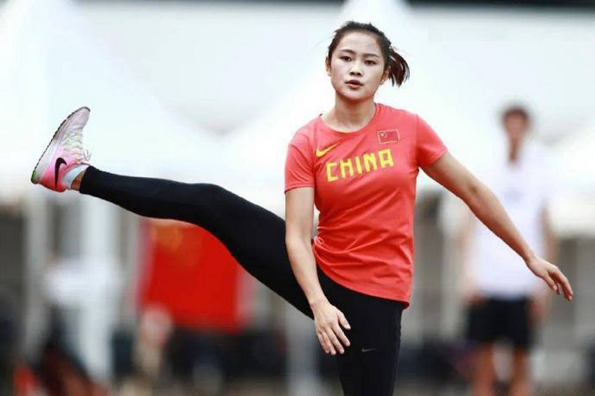 葛曼棋梁小静出战女子百米预赛#  2022俄勒冈田径世锦赛第二个比赛日