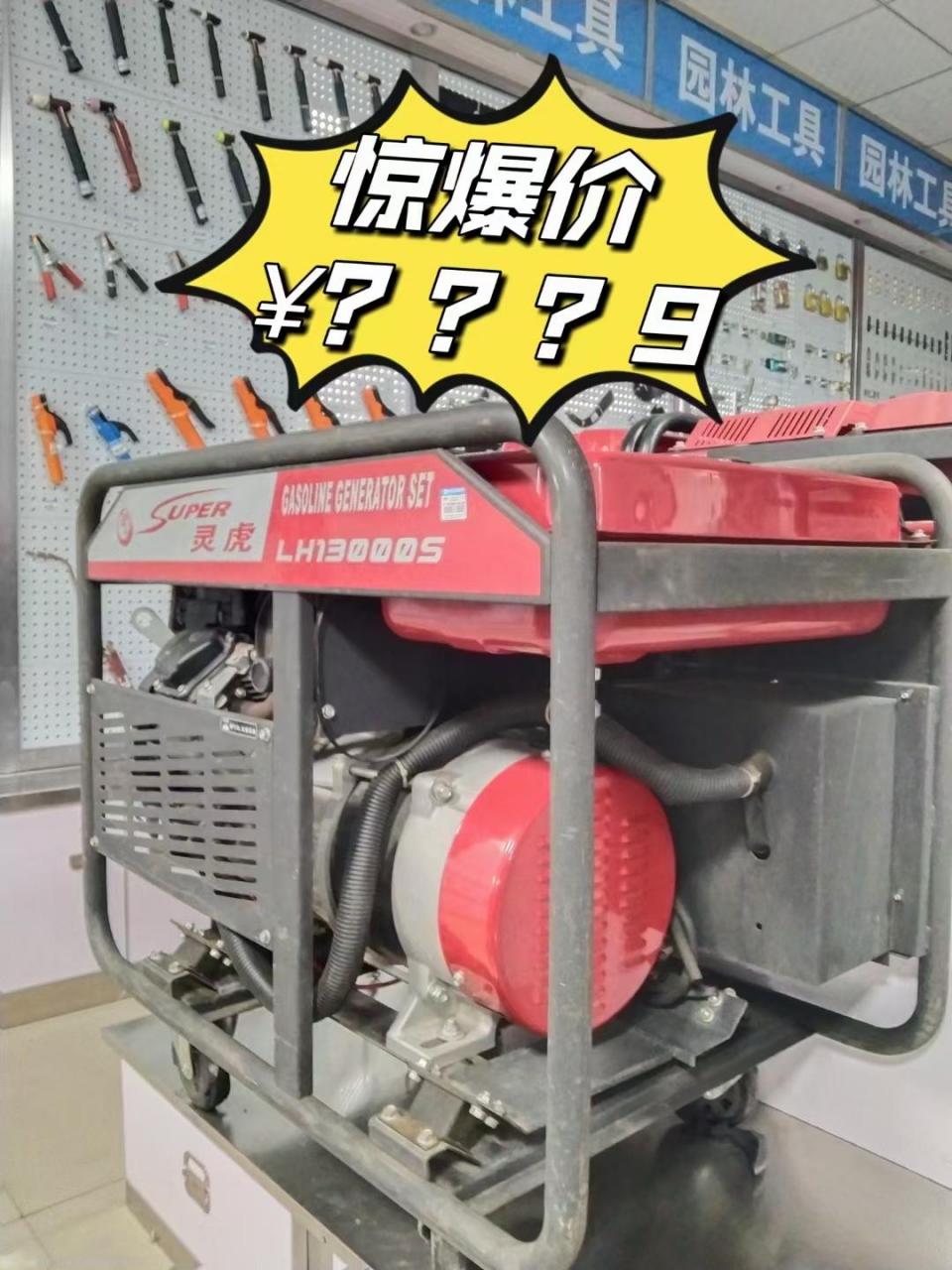 灵虎汽油发电机10kw,原价11000元,现巅峰让利,只为得一人心.