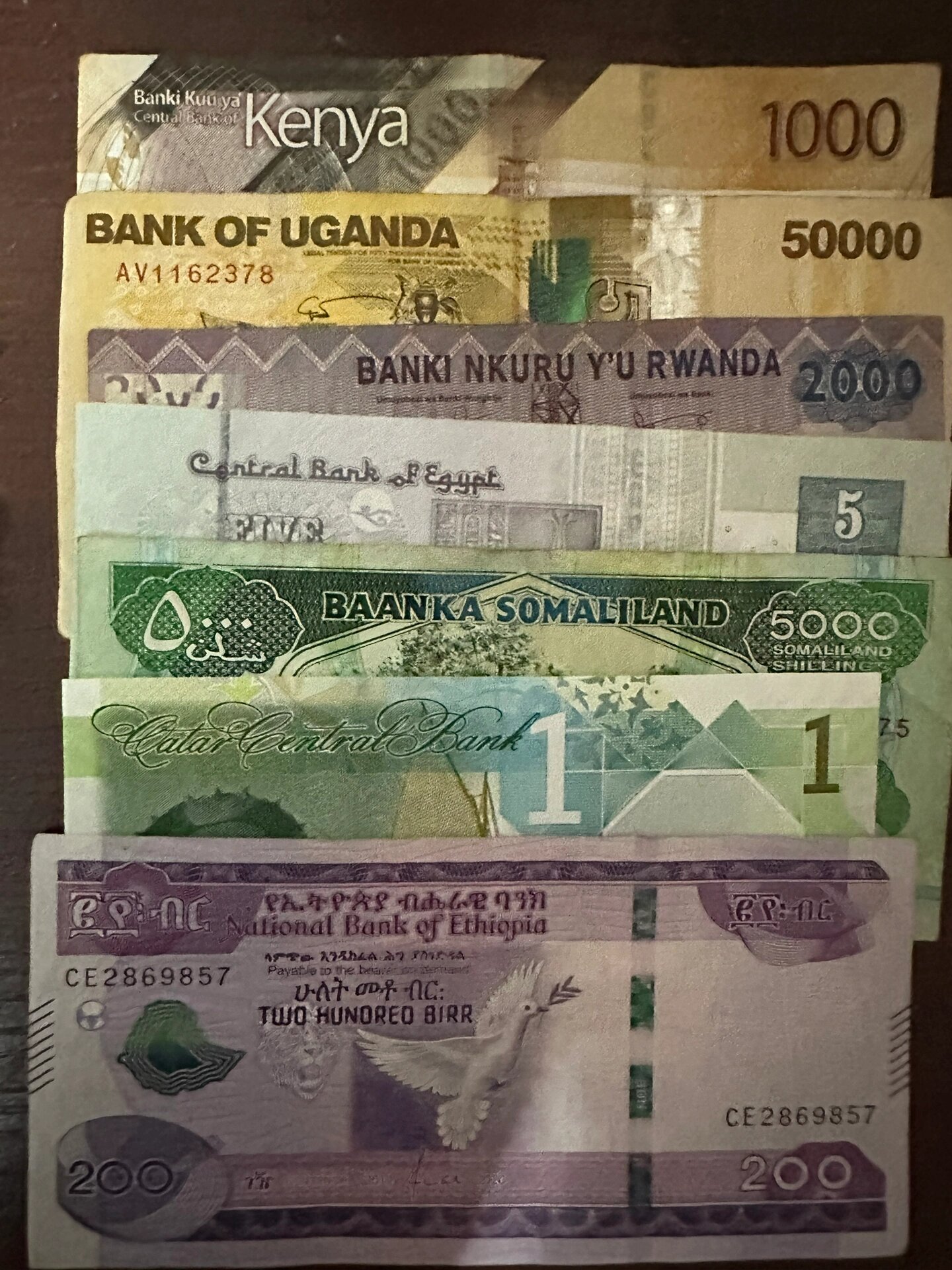 分享一波最近收集到的非洲货币 .@鹿凯kai的动态
